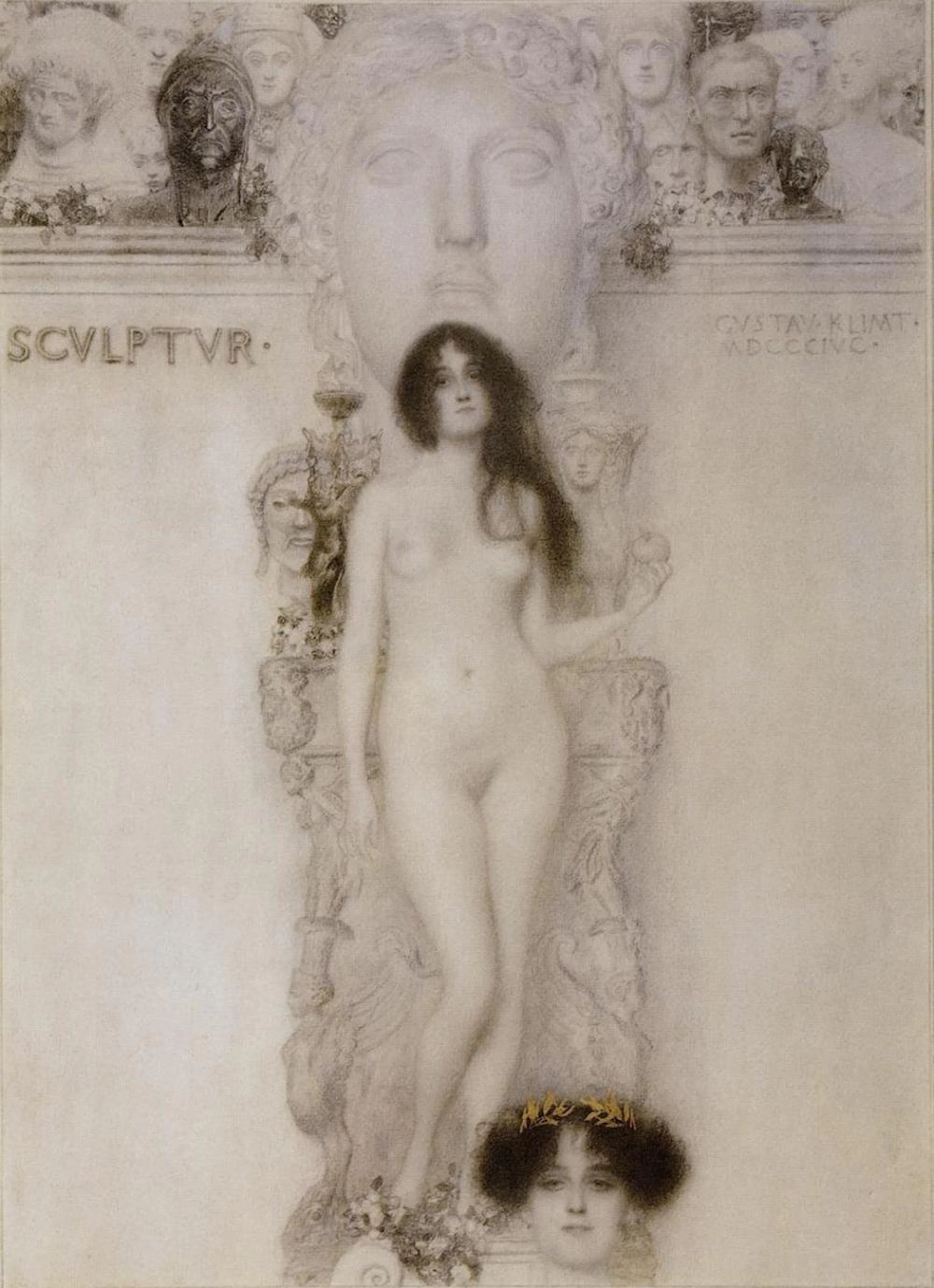 GUSTAV KLIMT - SCULPTURE 1896