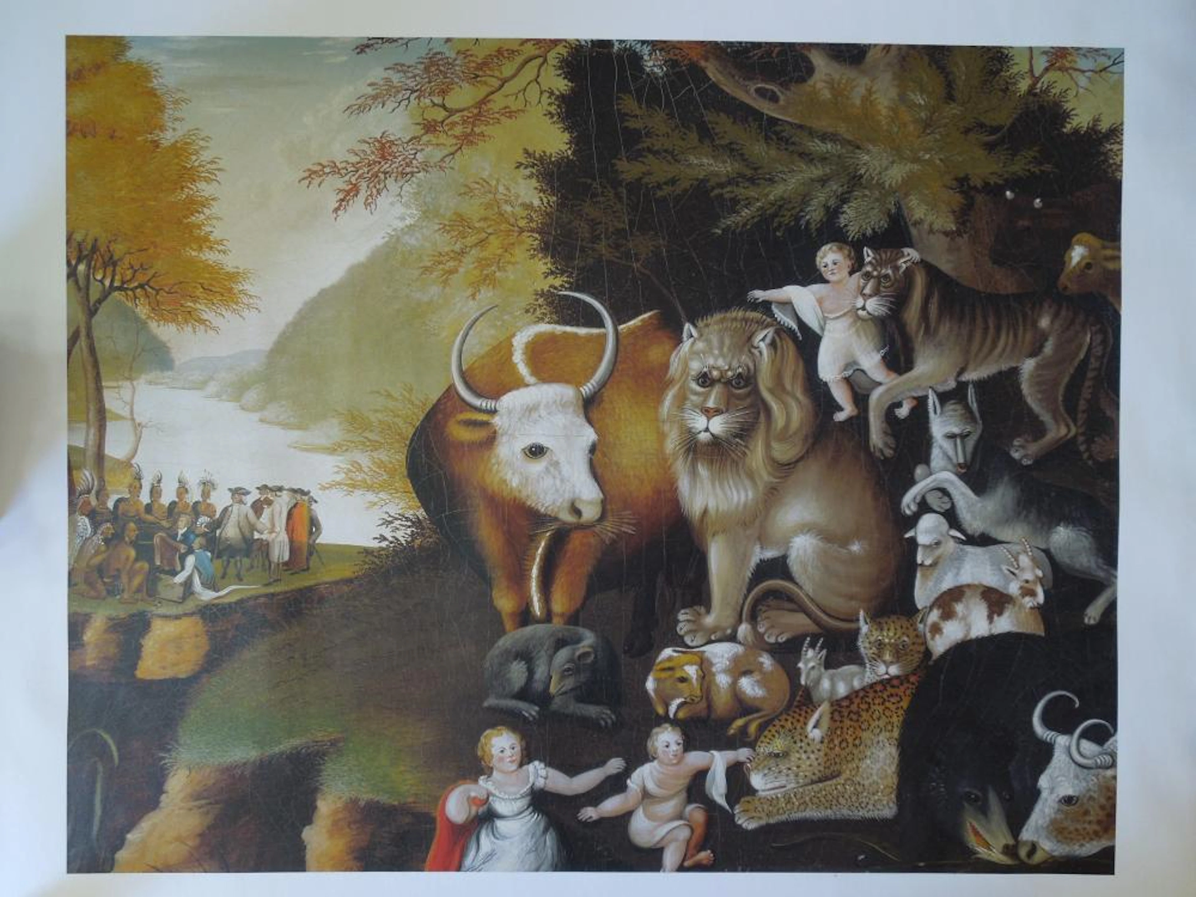Edward Hicks Peaceable Kingdom Size: 30 X 23 3/4 I