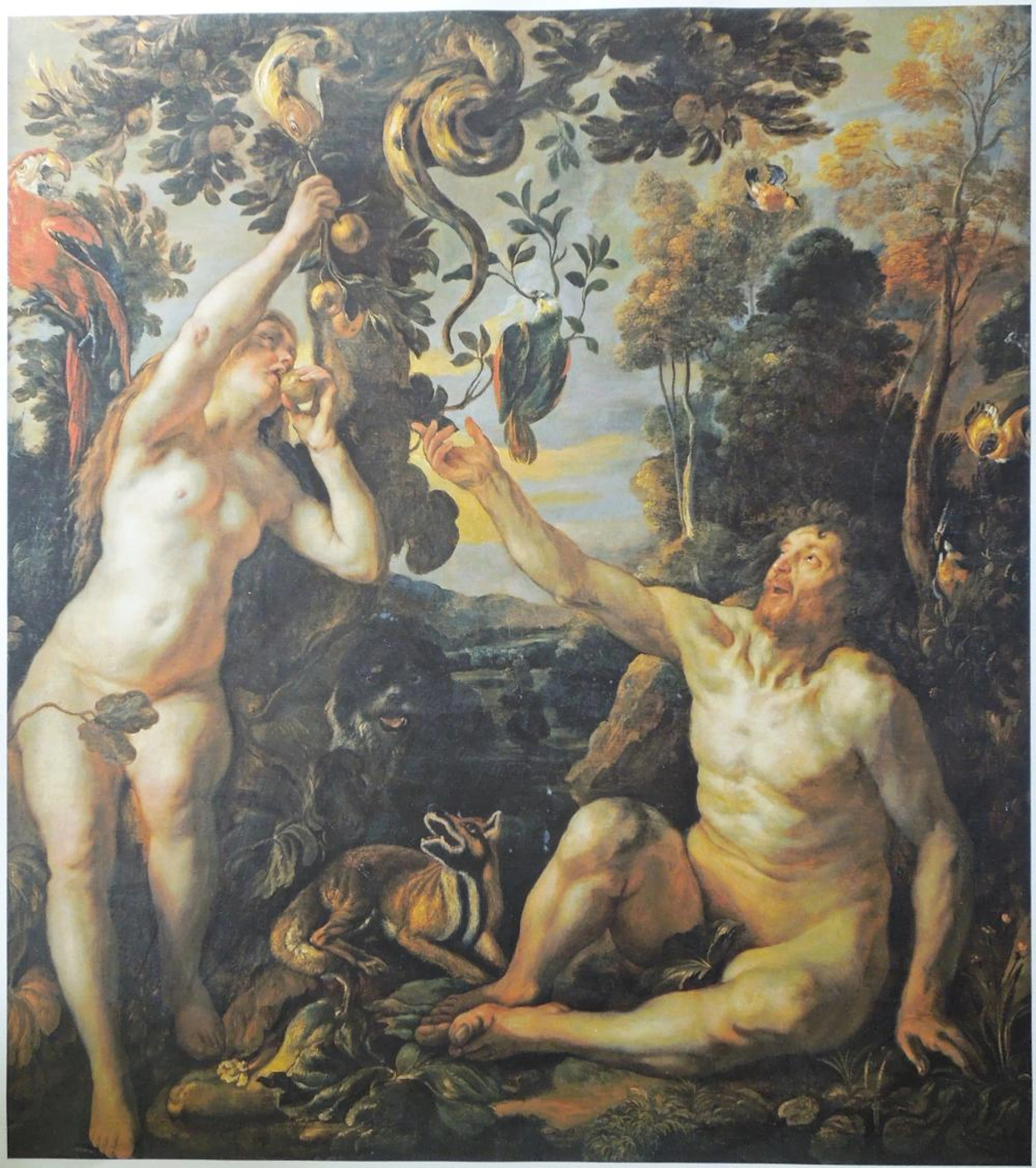 JACOB JORDAENS THE TEMPTATION Size: 26 5/8 x 30 in - GCR-266641-30