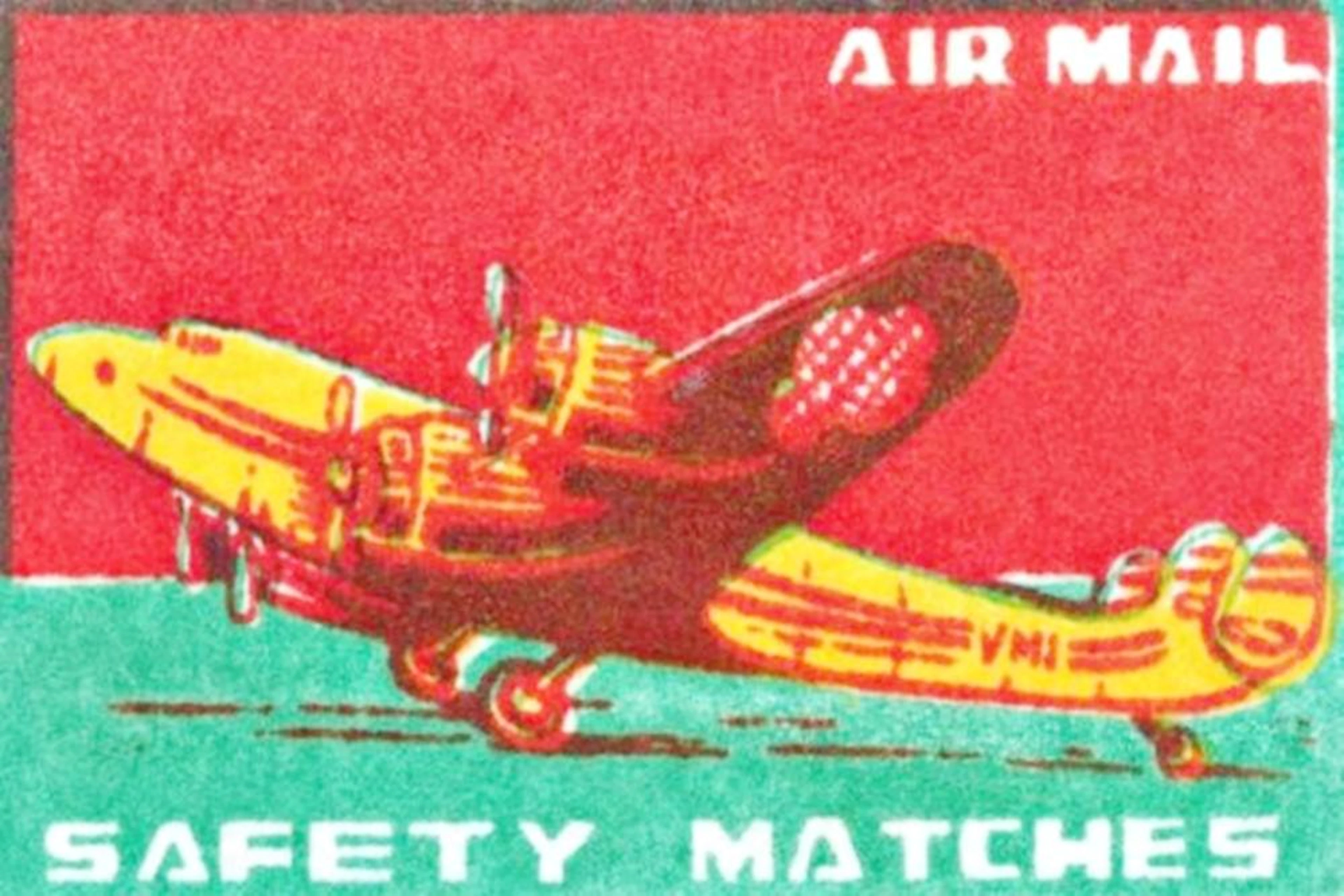 UNKNOWN AIR MAIL SAFETY MATCHES