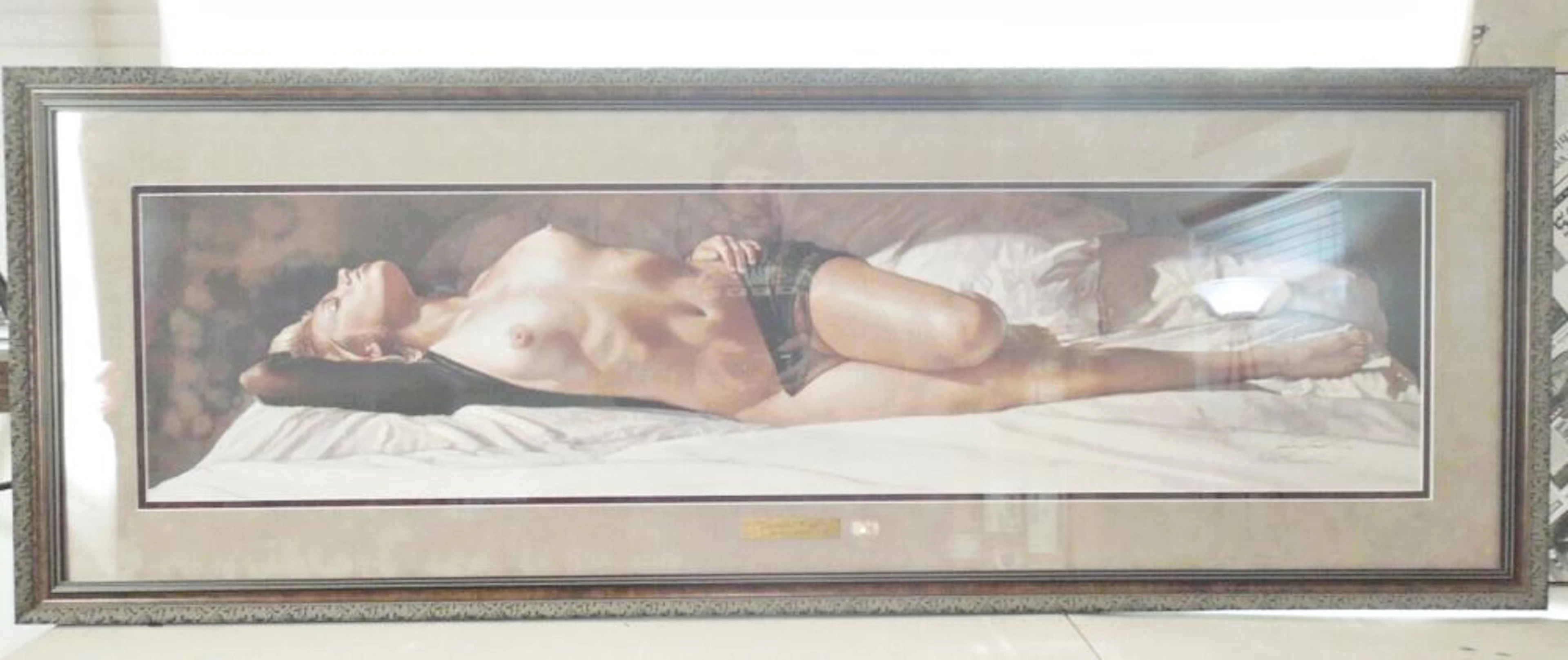 Steve Hanks "Youthful Grace" Gallery Framed Hand Signed Canvas Print 7/95