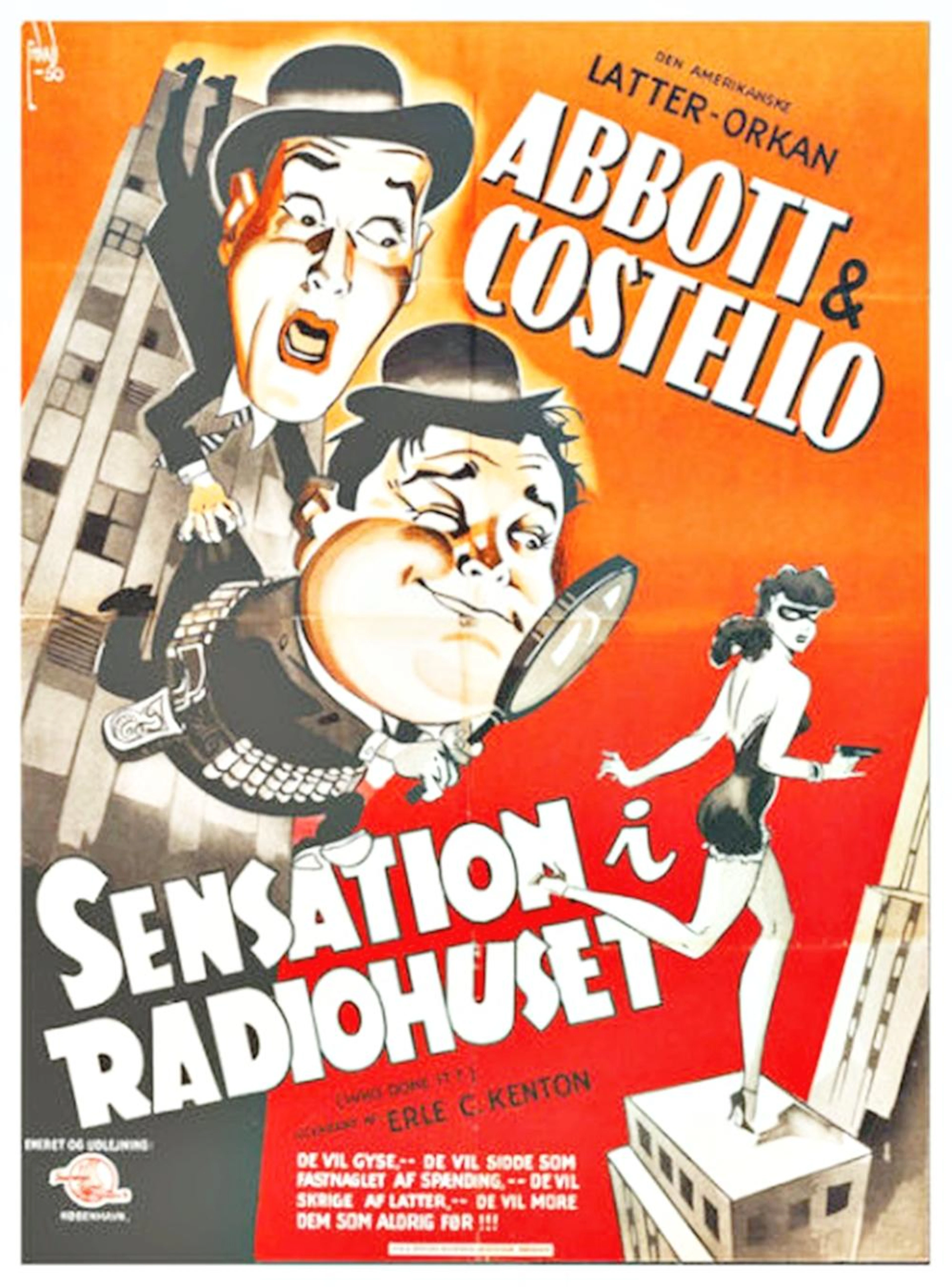 HOLLYWOOD PHOTO ARCHIVE ABBOTT & COSTELLO - SWEDISH - WHO DONE IT