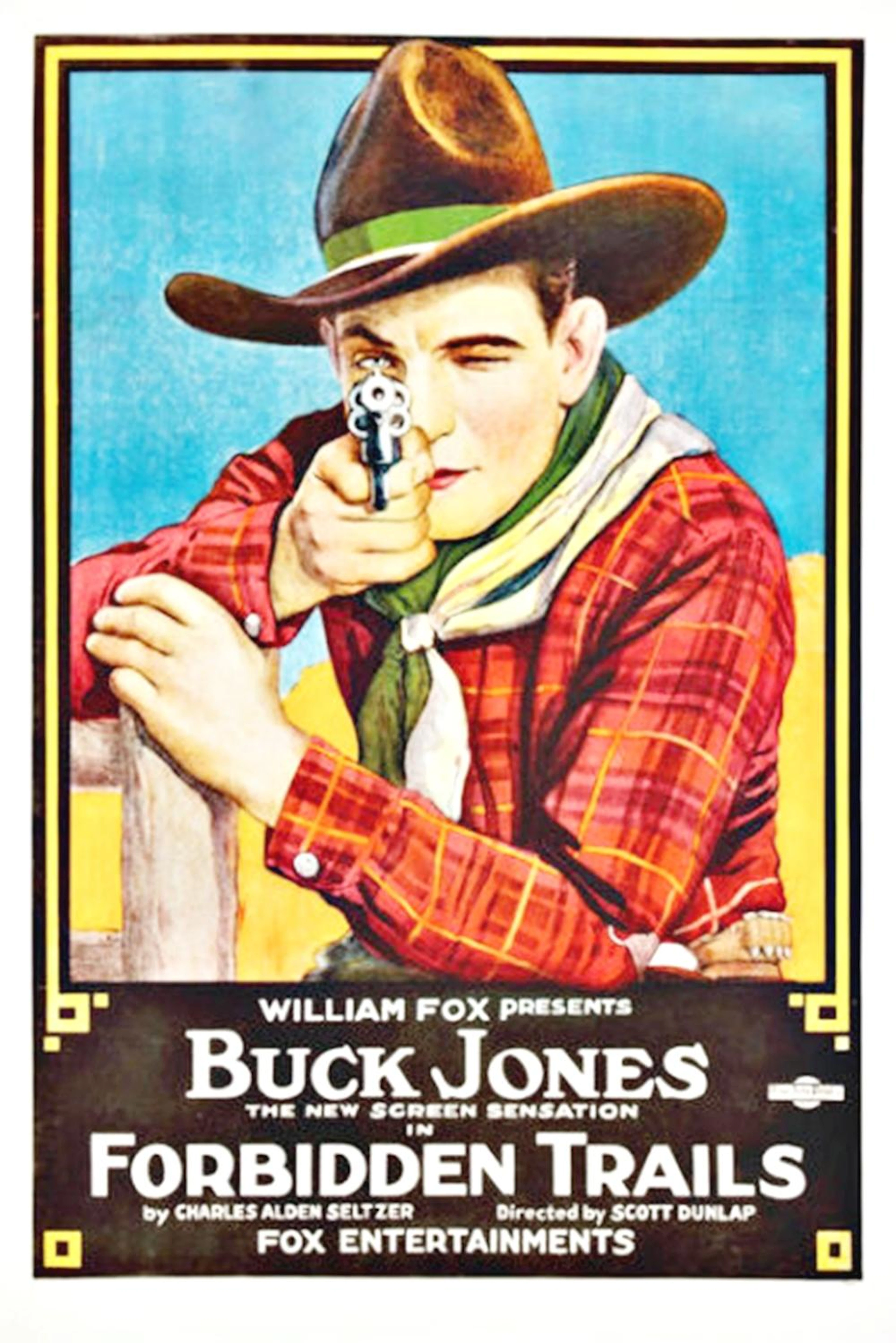 HOLLYWOOD PHOTO ARCHIVE BUCK JONES, FORBIDEN TRAILS, 1920