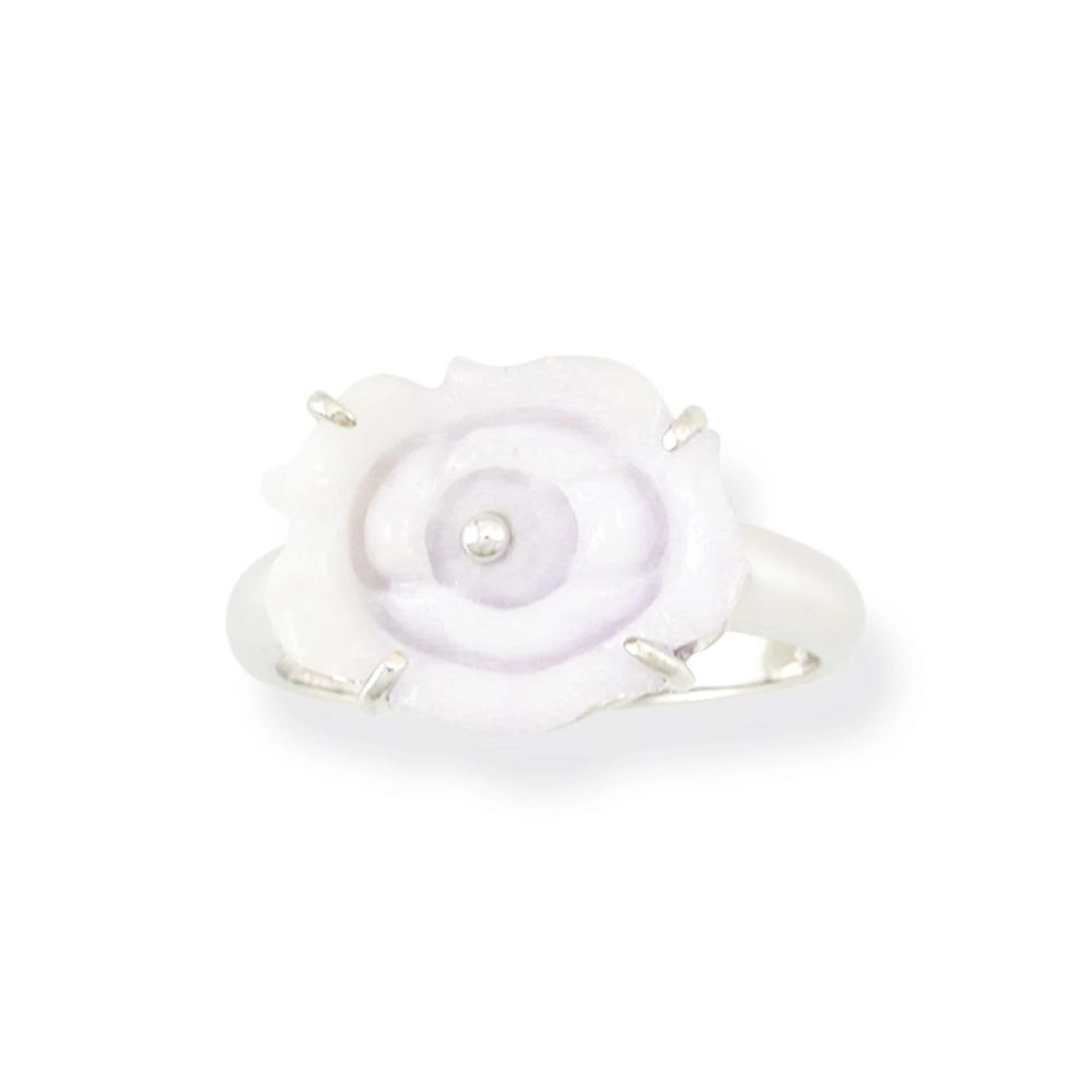 All Natural Lavender Jade Ring
