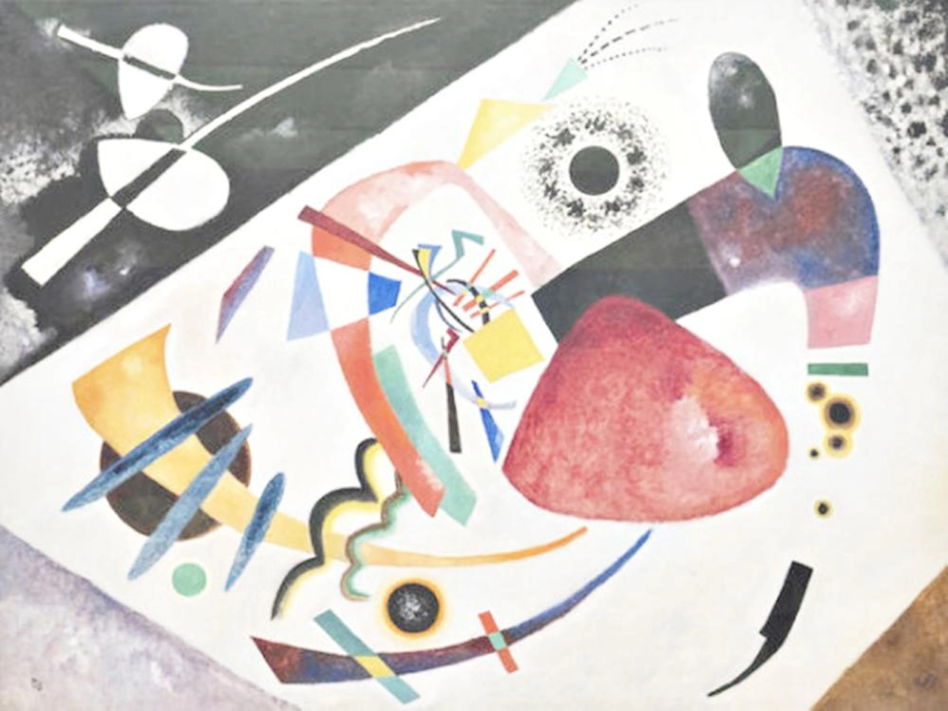 WASSILY KANDINSKY ROTER FLECK