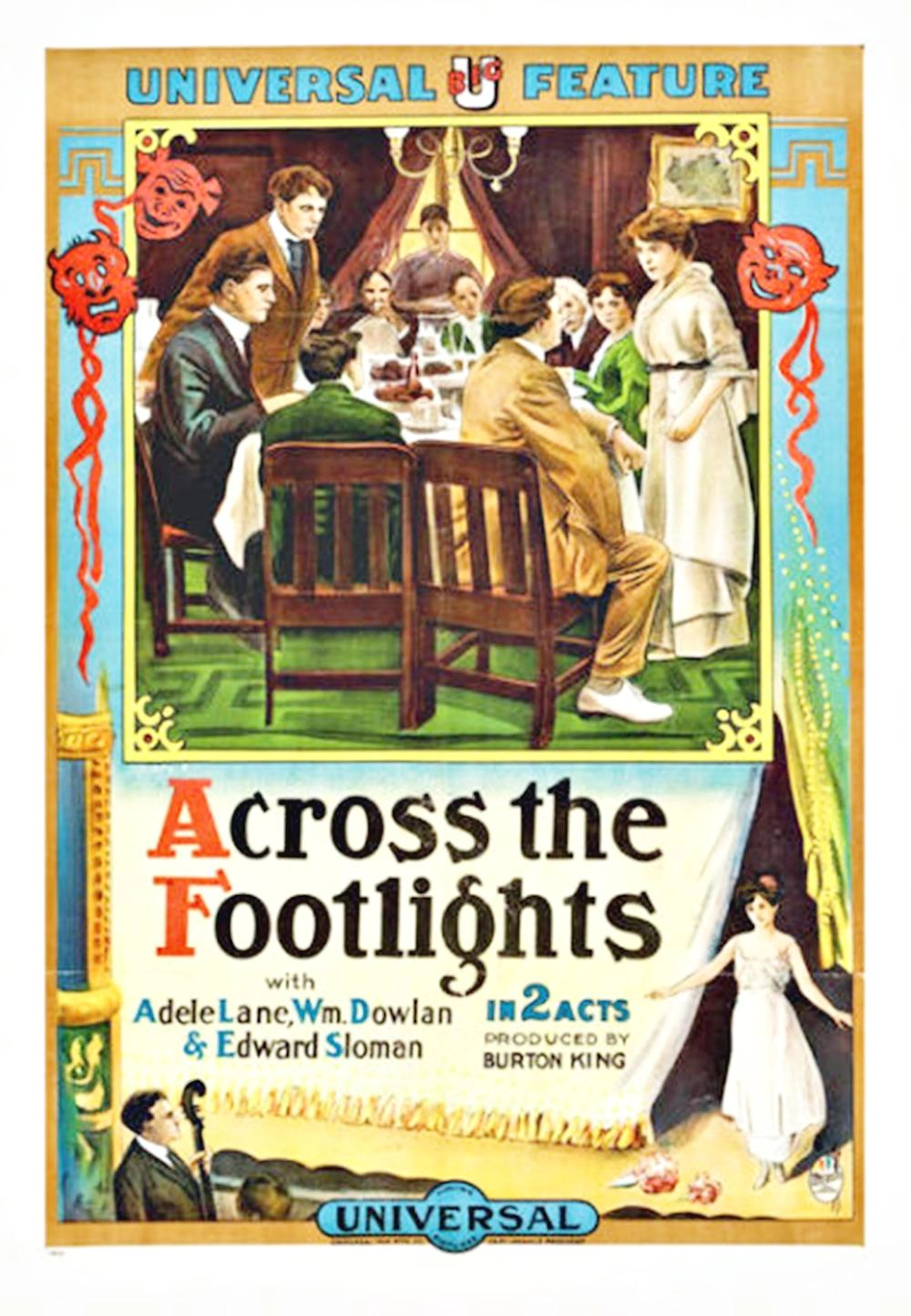 HOLLYWOOD PHOTO ARCHIVE ACROSS THE FOOTLIGHTS, 1914