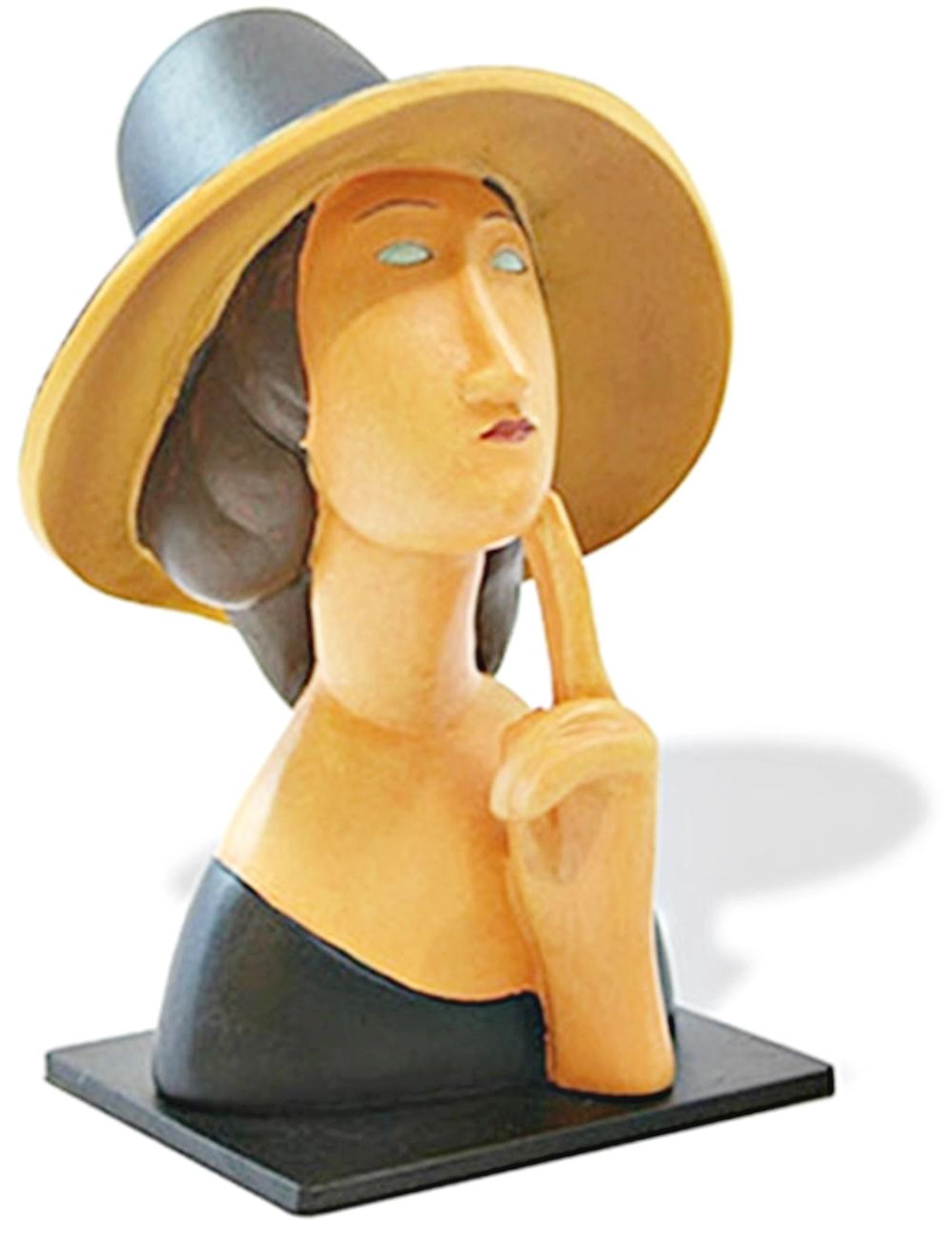 Amedeo Modigliani JEAN HEBUTERNE PORTRAIT Sculpture