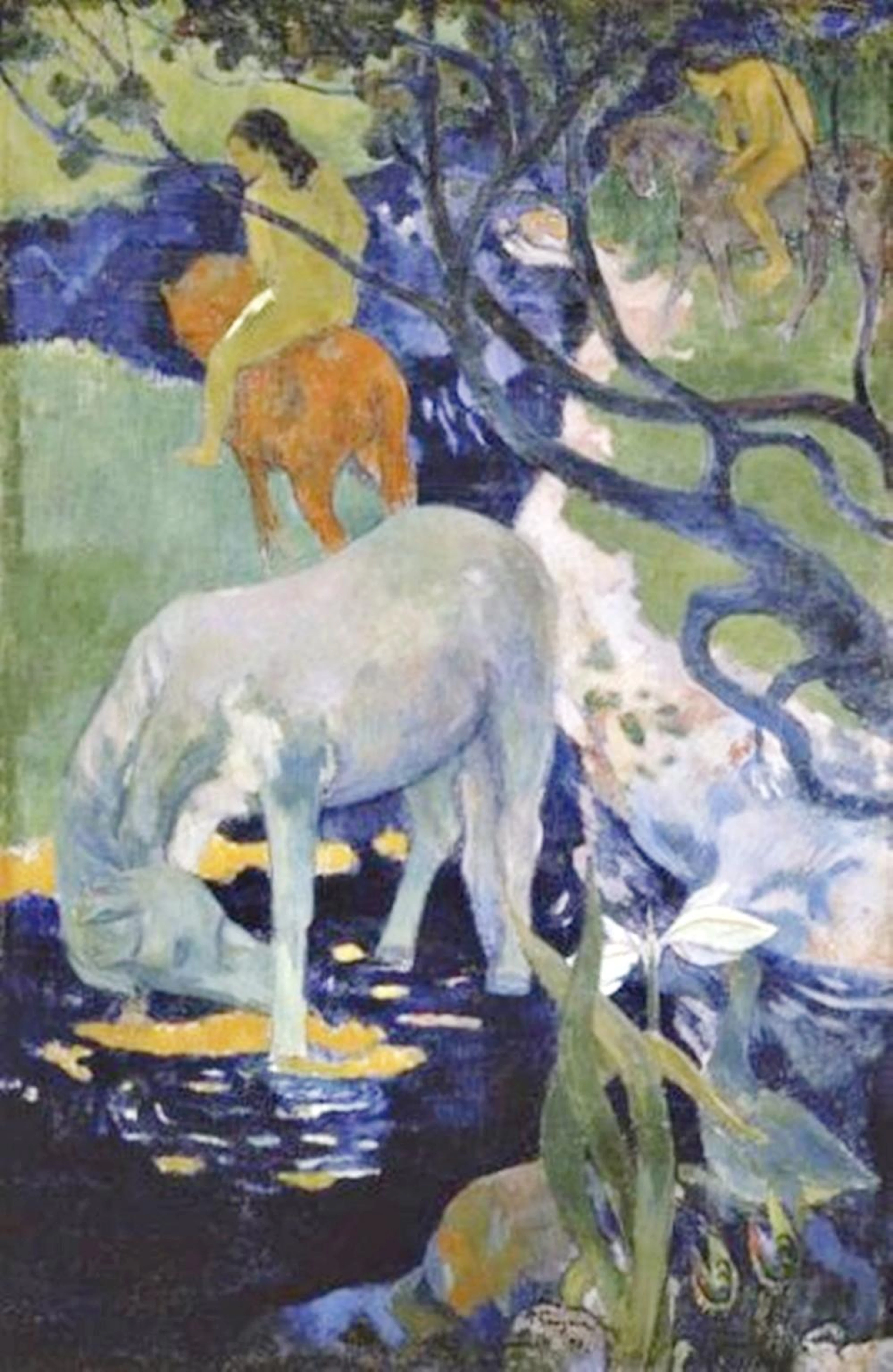 PAUL GAUGUIN THE WHITE HORSE (LE CHEVAL BLANC)