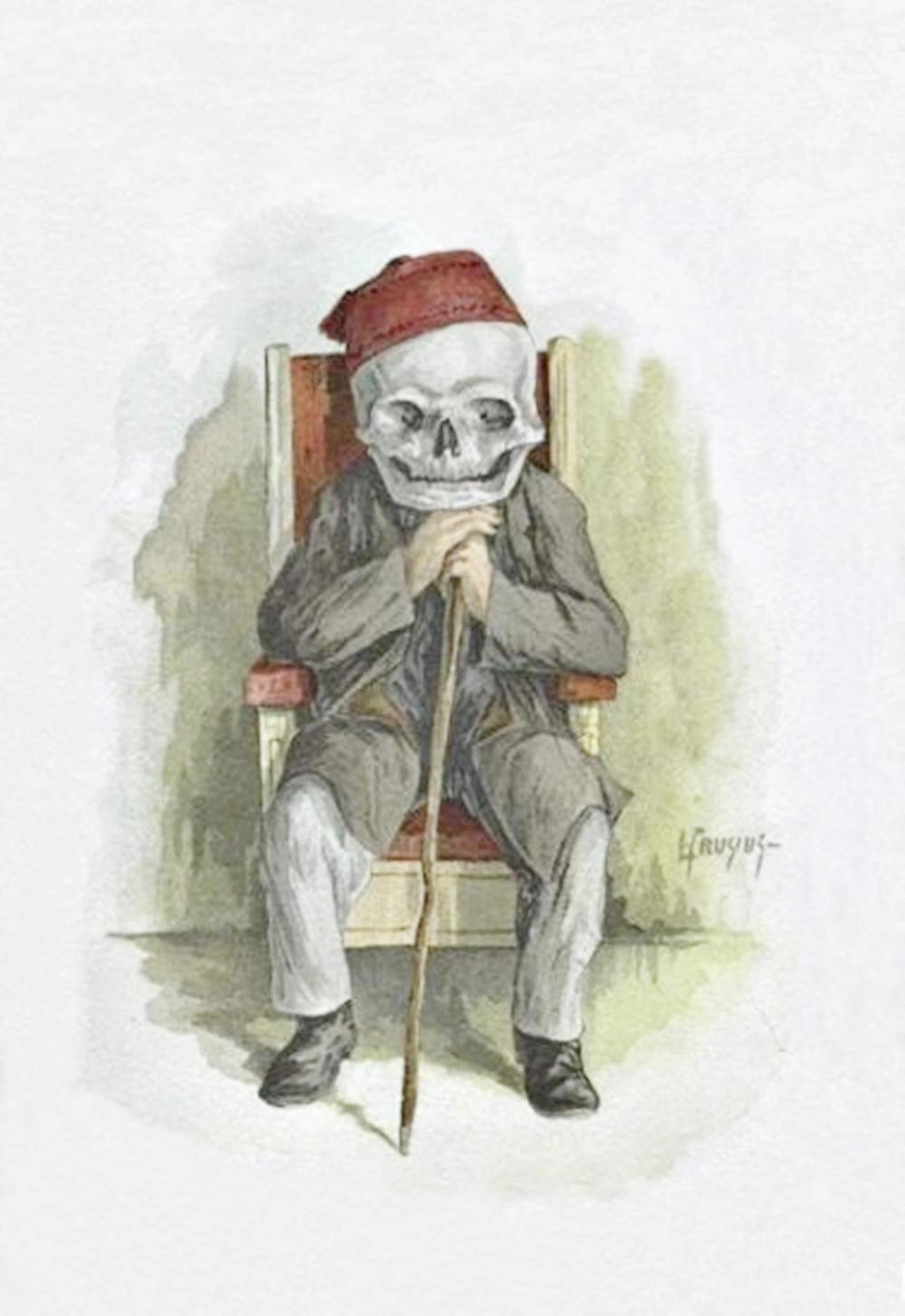 FRUSIUS DEATH POSES FOR A PHOTO