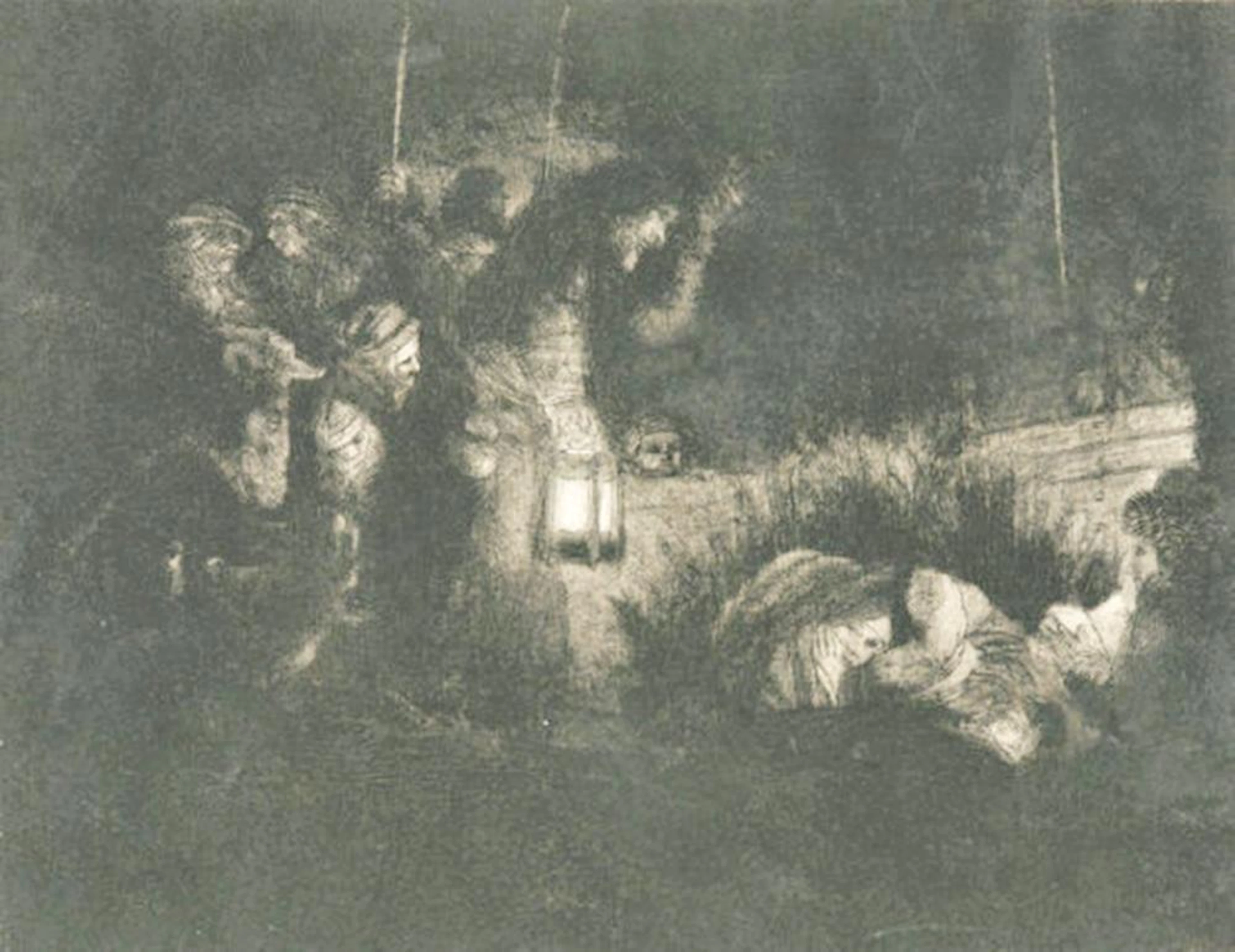 REMBRANDT VAN RIJN THE ADORATION OF THE SHEPHERDS: A NIGHT PIECE, 1657
