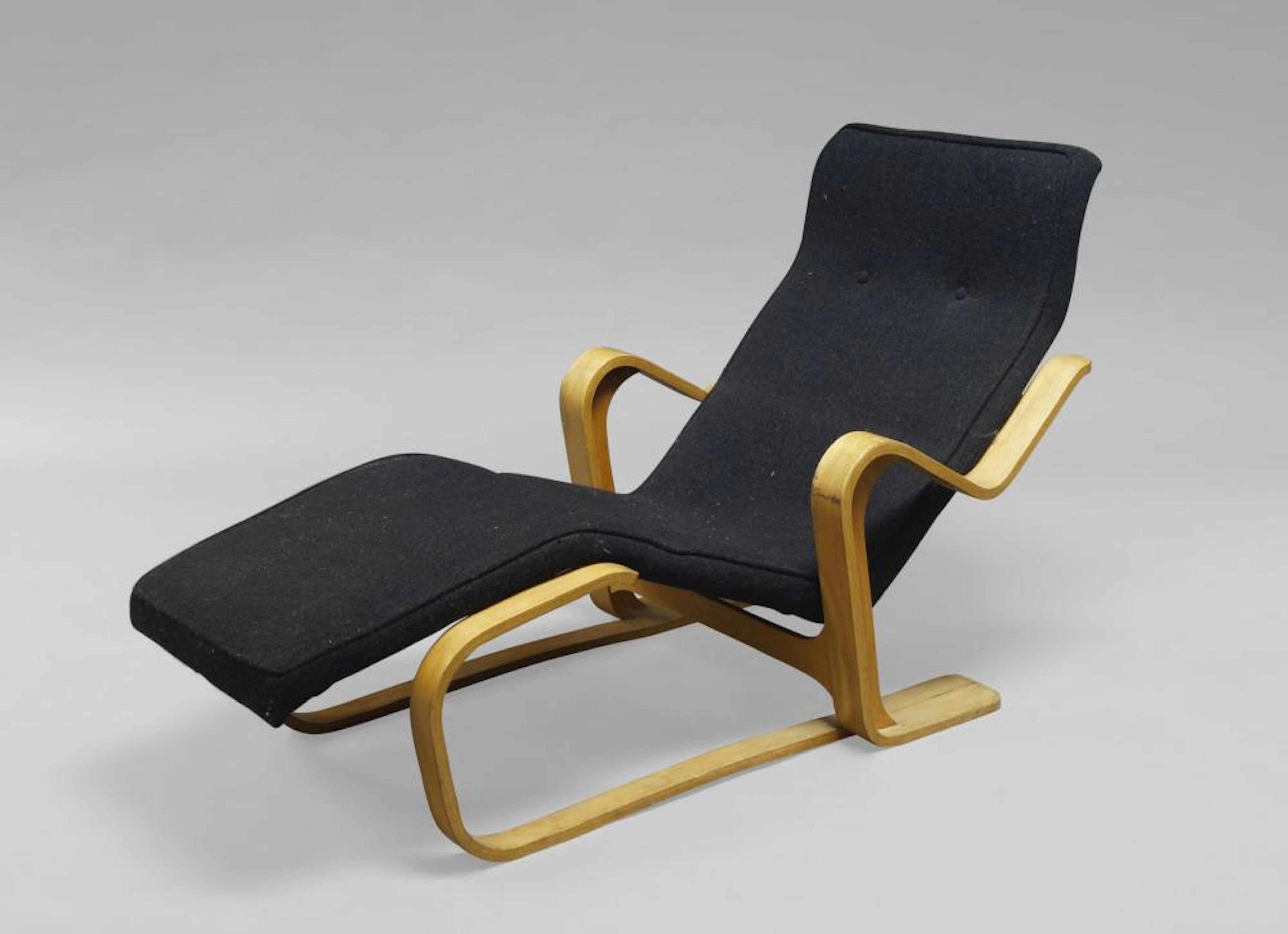 Marcel Breuer for Isokon, a ''Long Chair'' recliner, designed 1936