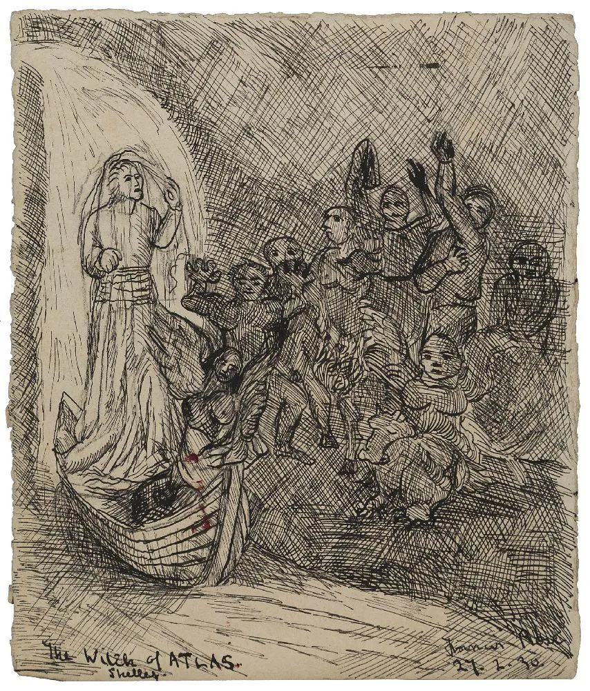 Sir Francis Rose, British 1909-1979- The Witch of Atlas, Shelley | Barnebys