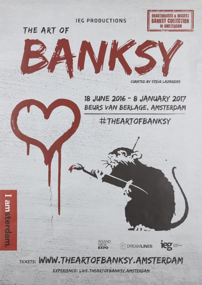 Banksy, British B. 1974- The Art Of Banksy; Offset Lithographic Poster ...