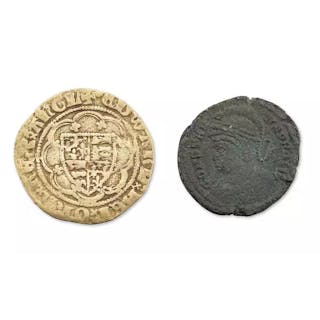 Two 14th/15th century coins