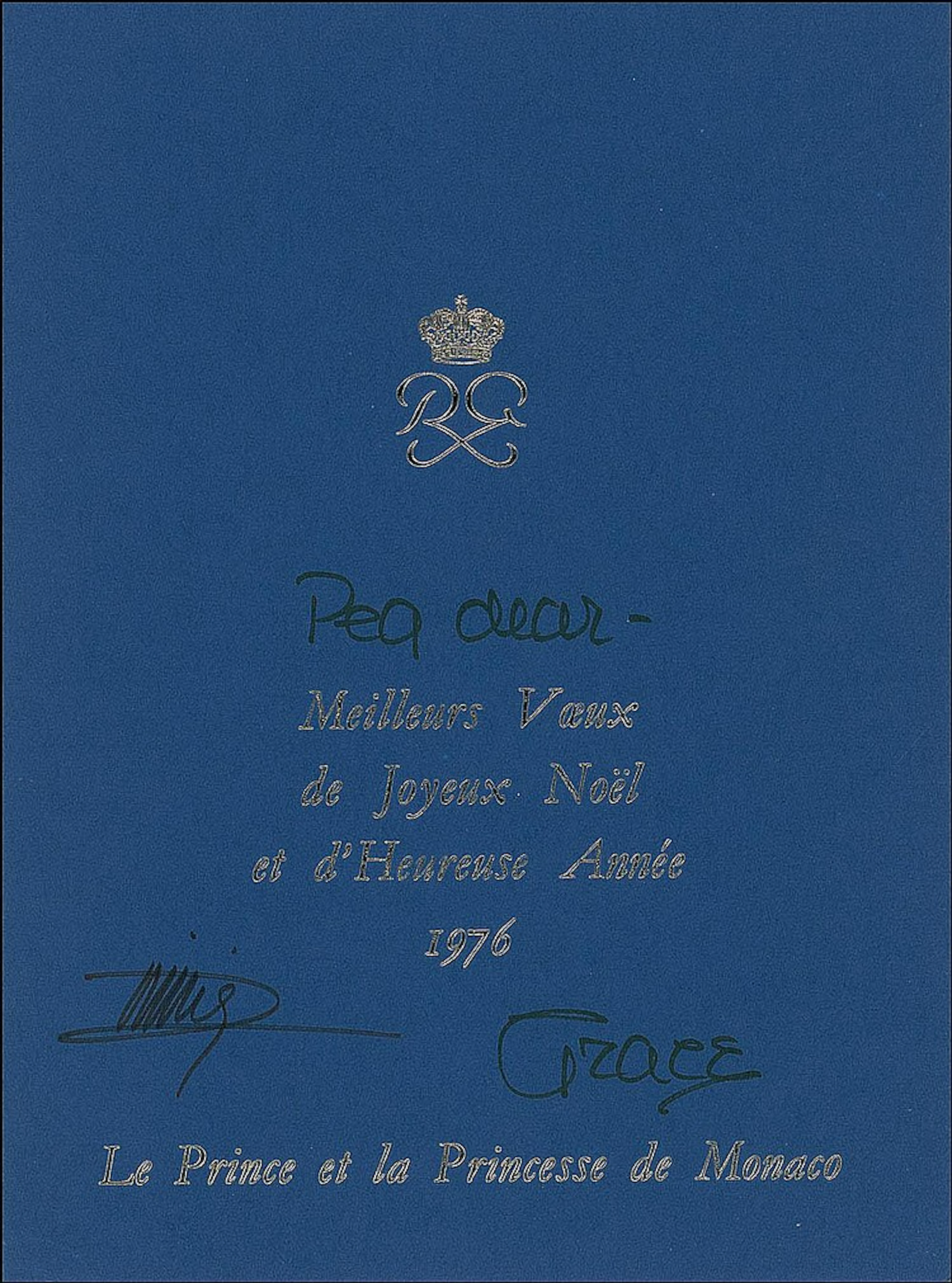 Autographs: Grace Kelly
