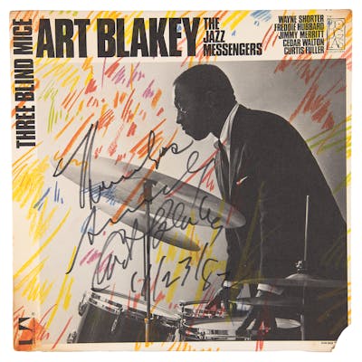 Art Blakey Signed Album Barnebys