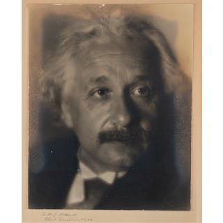 Albert Einstein Signed Photograph by Aaron Tycko