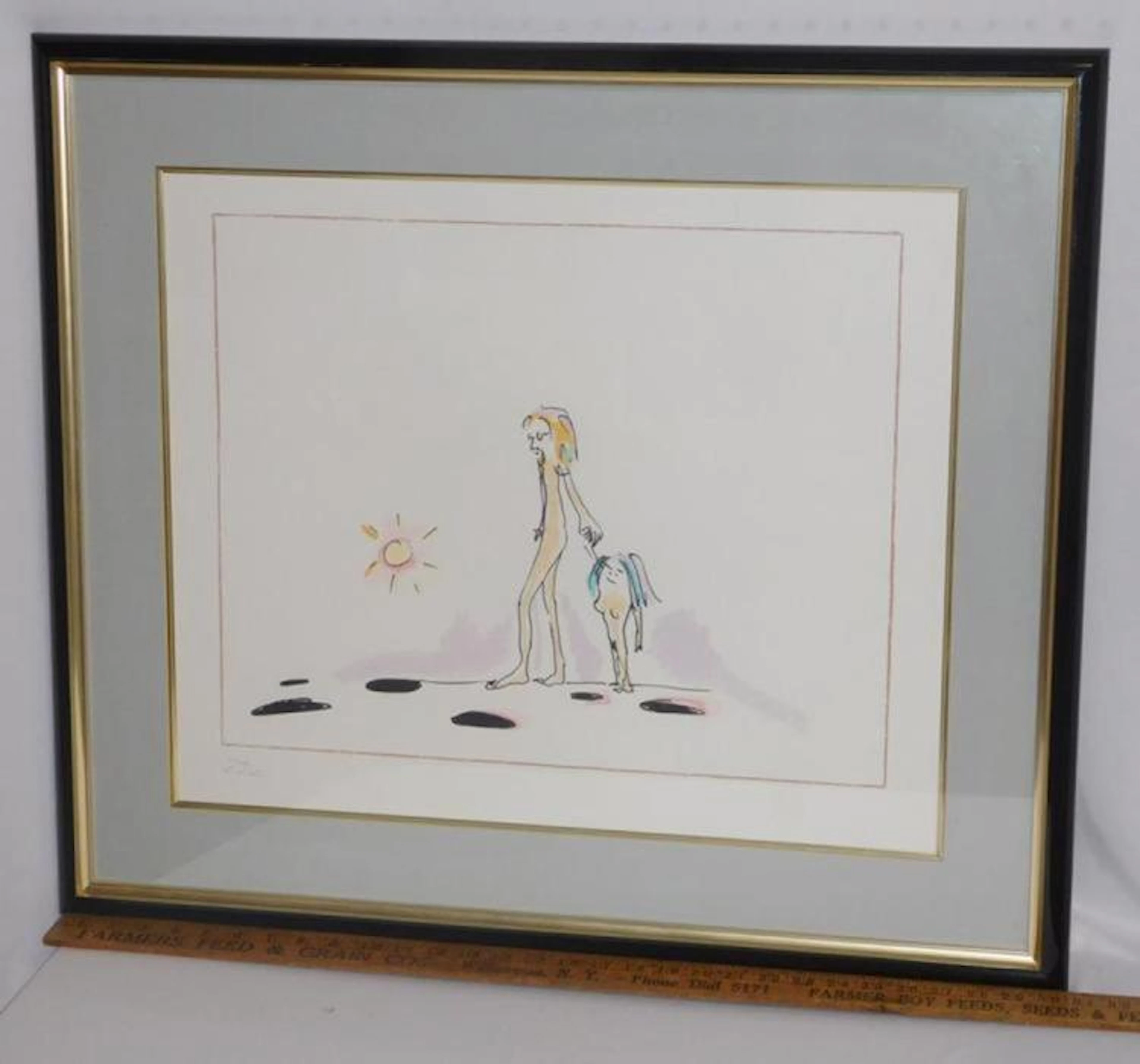 John Lennon Original Art Artist Proof Serigraph "WATCH THE HOLES
