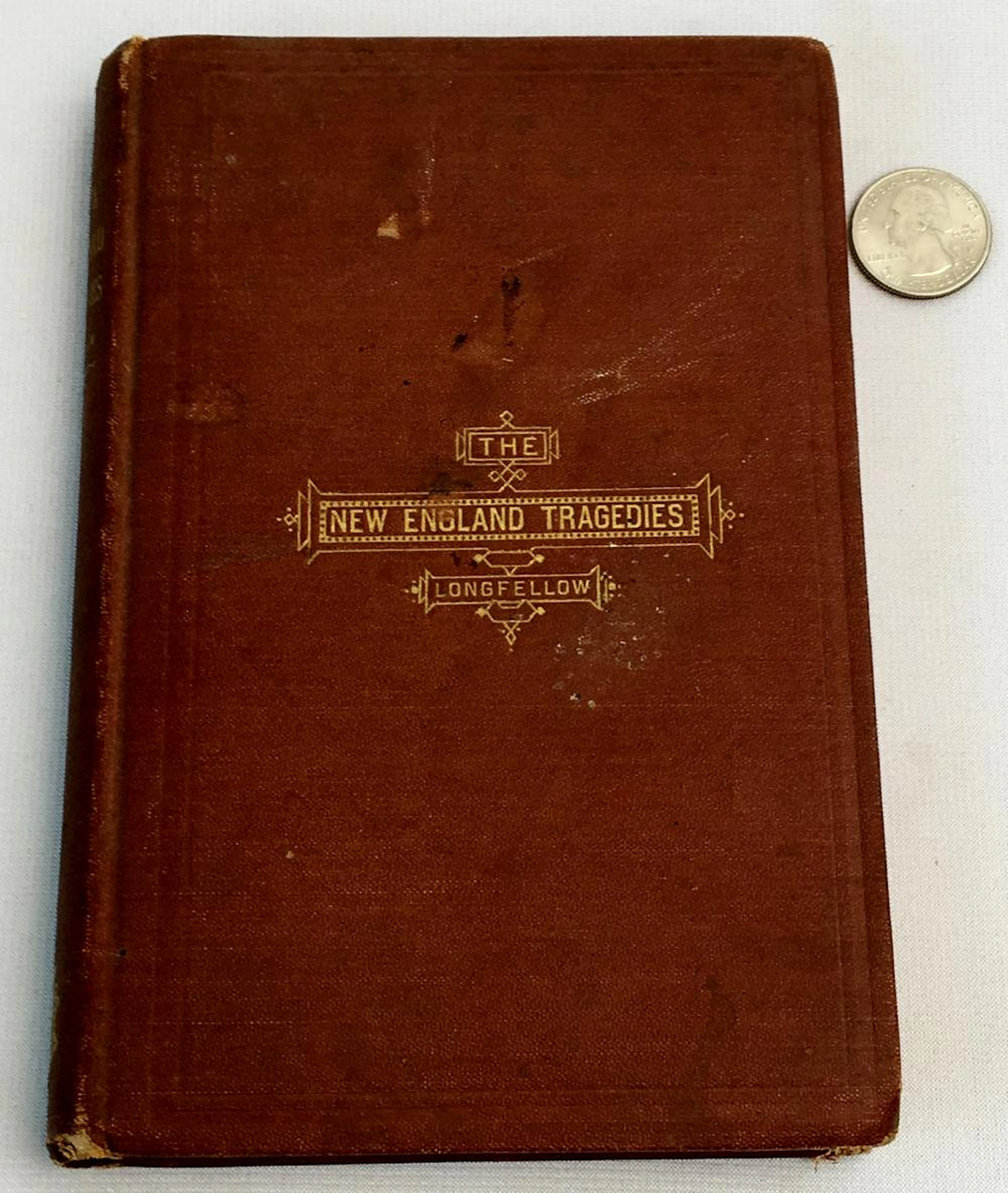 1868 The New-England Tragedies by Henry Wadsworth Longfellow FIRST EDITION