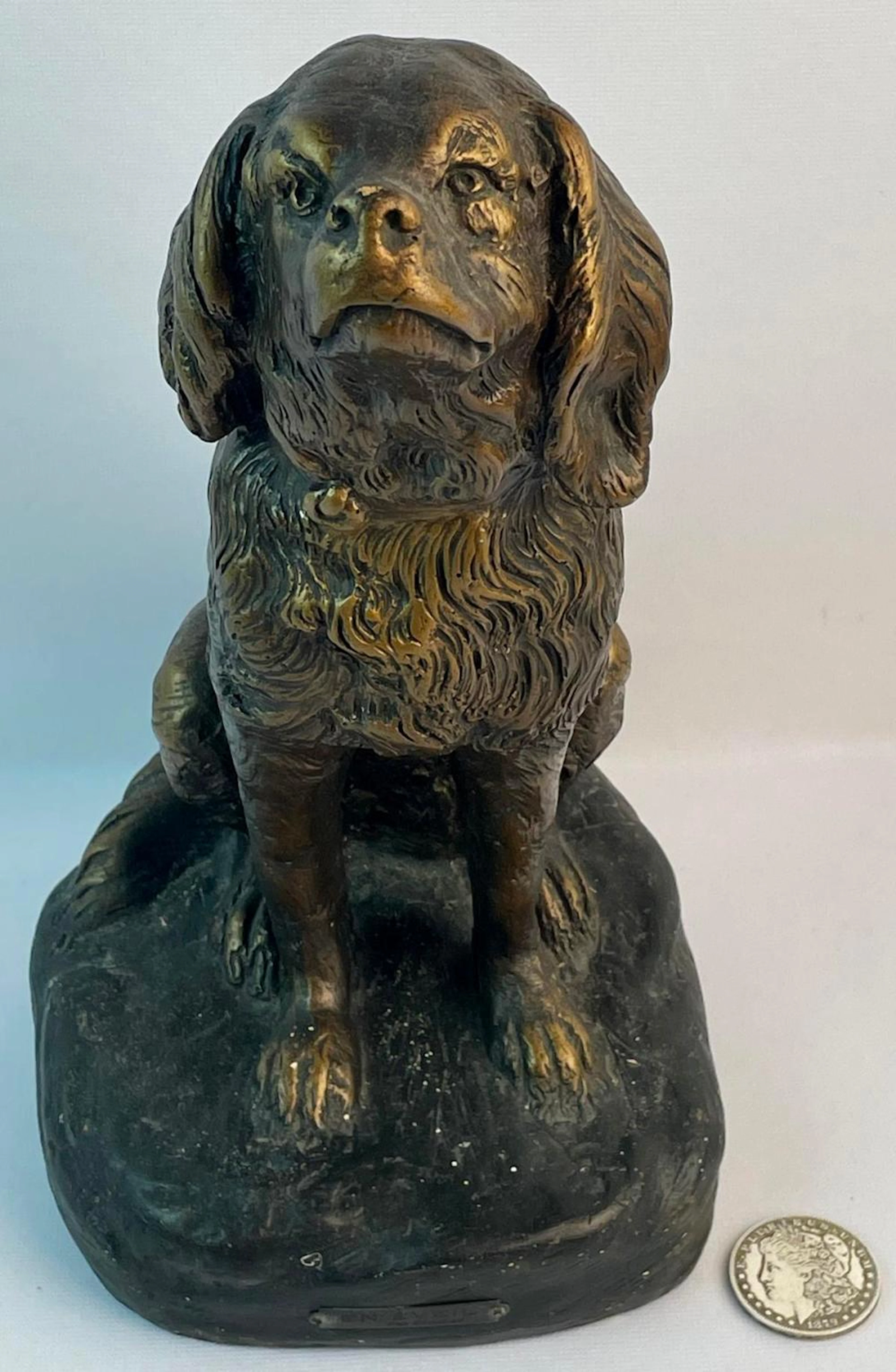 Vintage Signed "En Eveil" by Foucher Hand Made Bronze...
