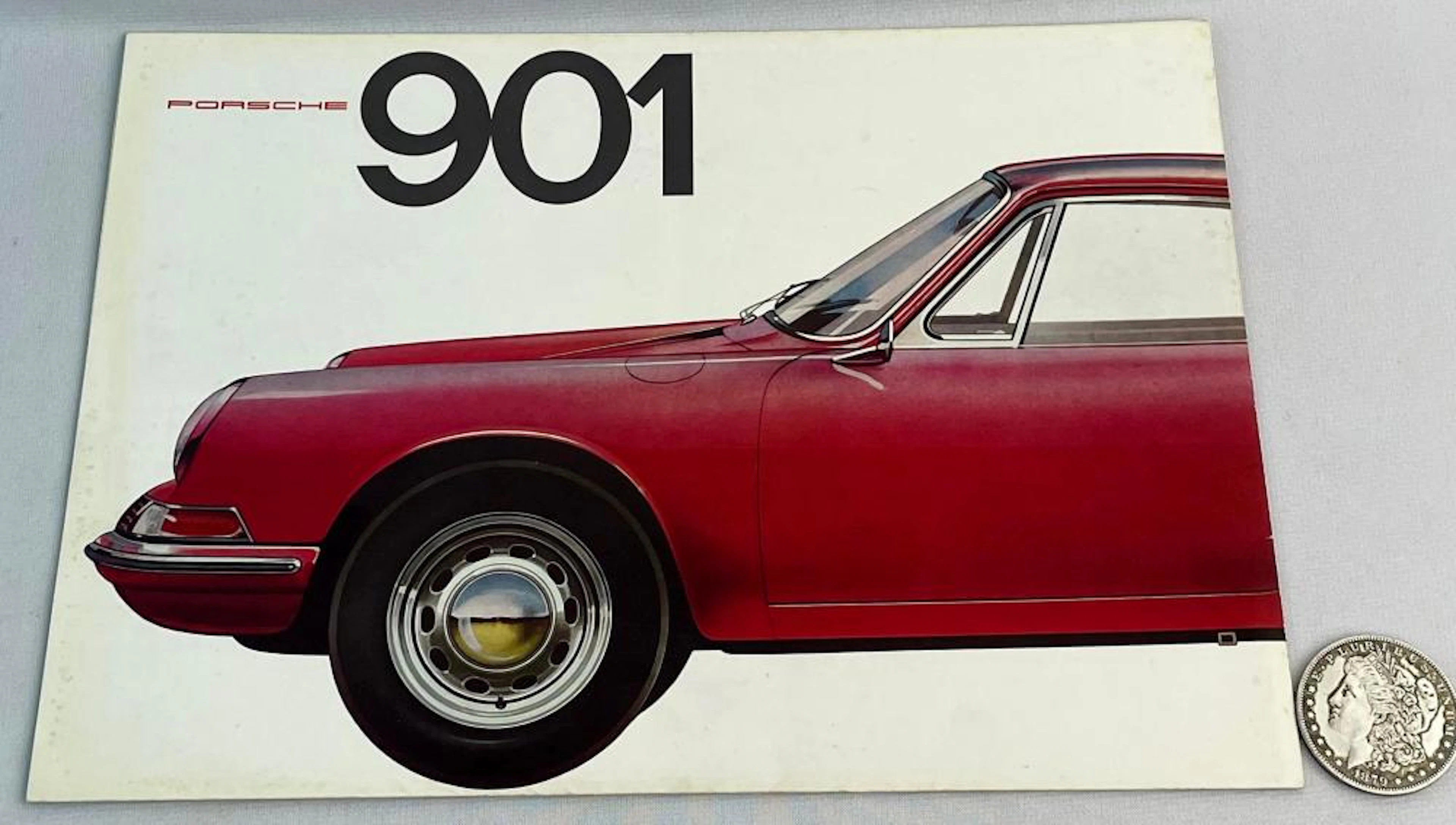 EXTREMELY RARE 1964 Porsche 901 Original Sales Brochure