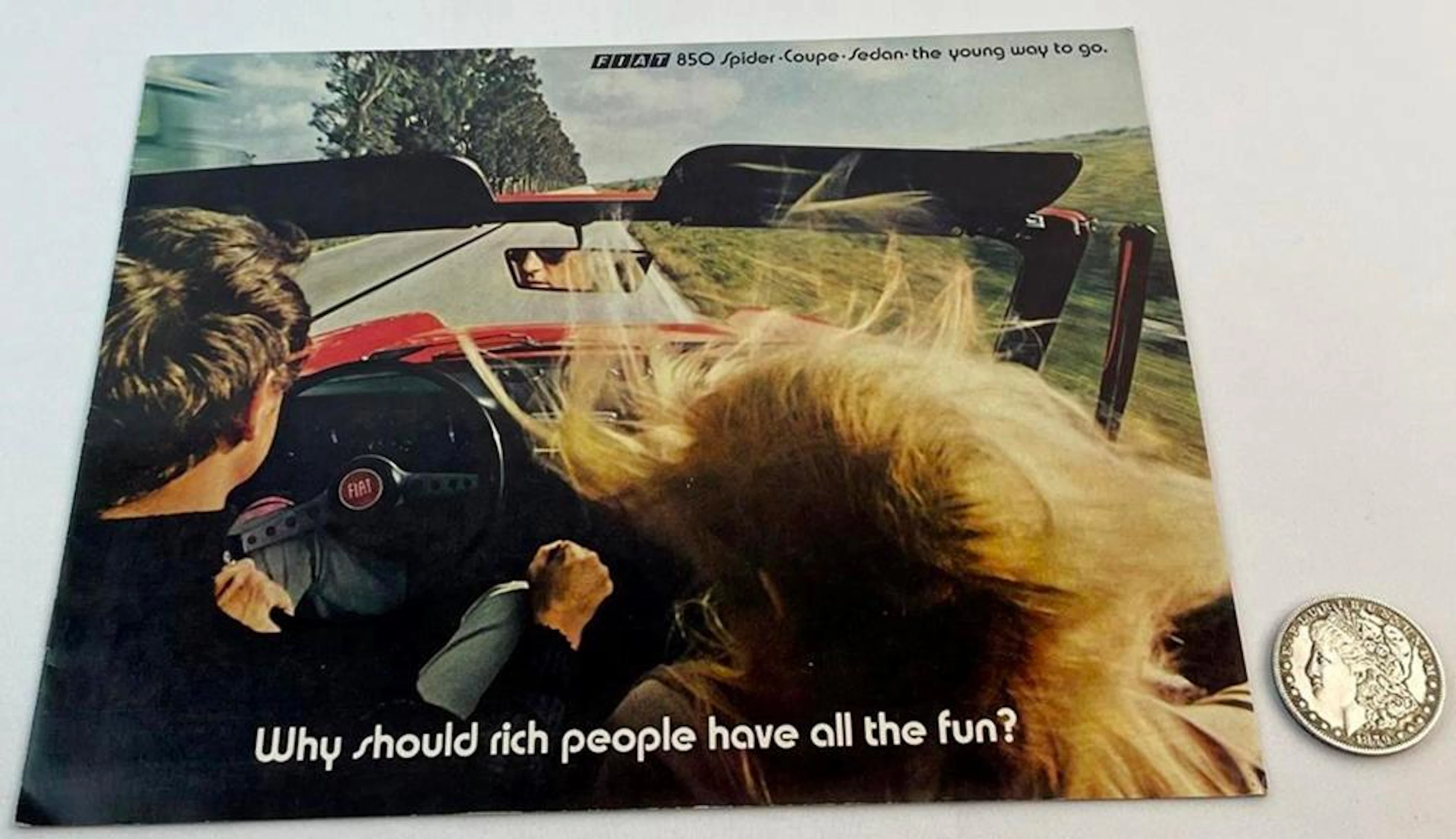Vintage 1971 Original Fiat 850 Sport Spider Coupe & Sedan...