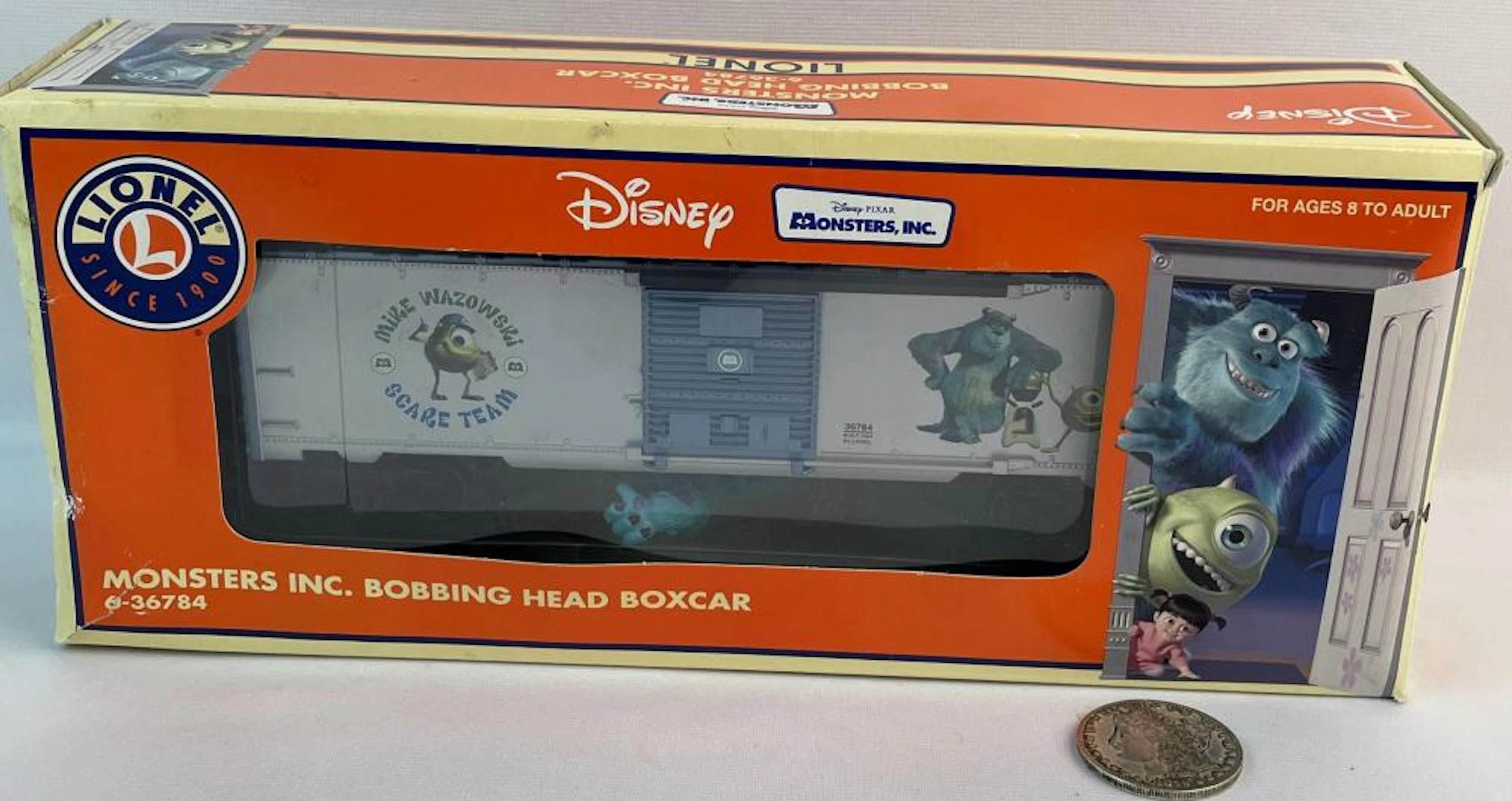 2004 Lionel 6-36784 Disney / Pixar Monsters Inc. Bobbing Head Boxcar NEW IN BOX