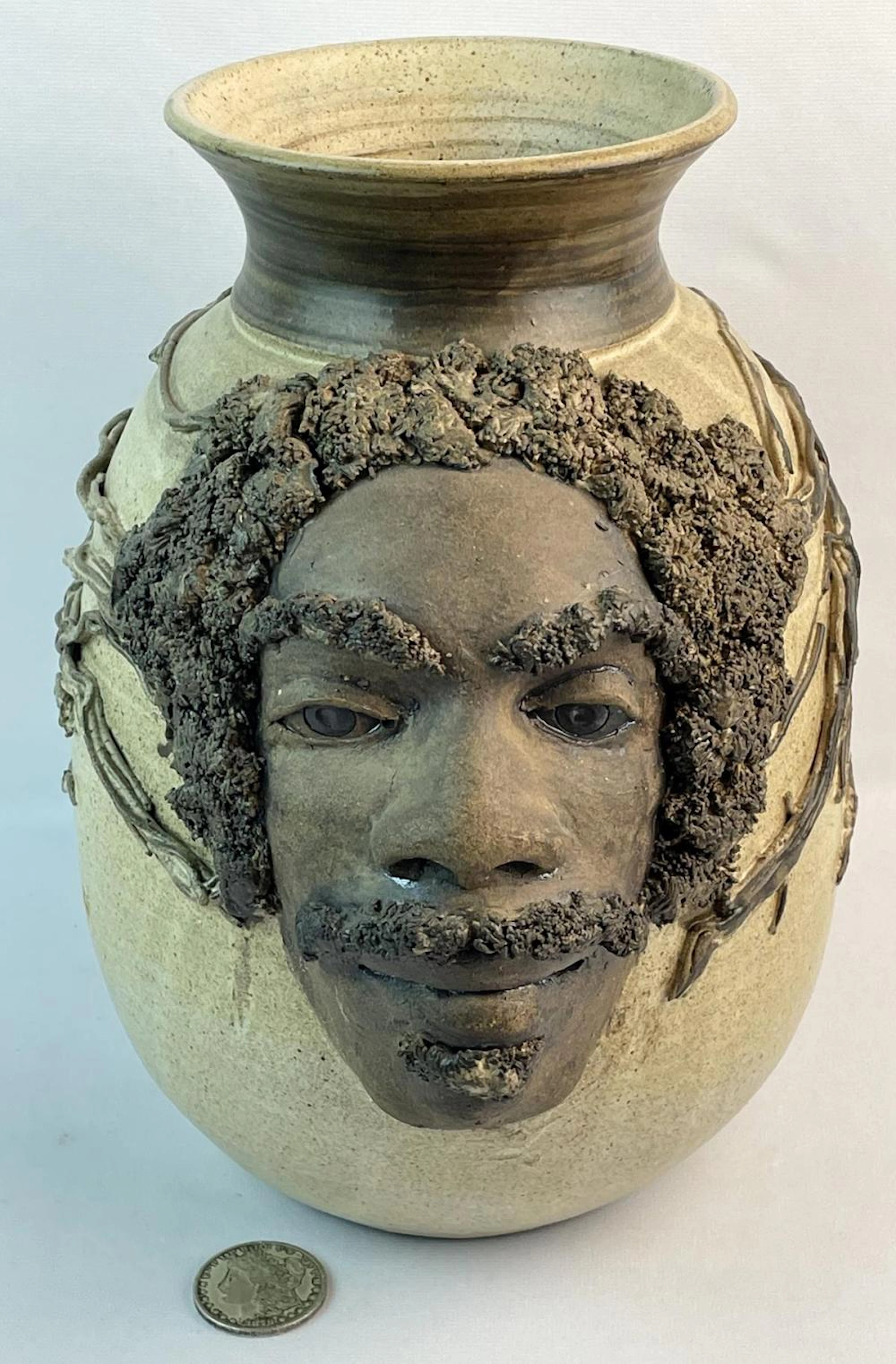 Jimi Hendrix and Jerry Garcia Two Faced Wizard of Clay...