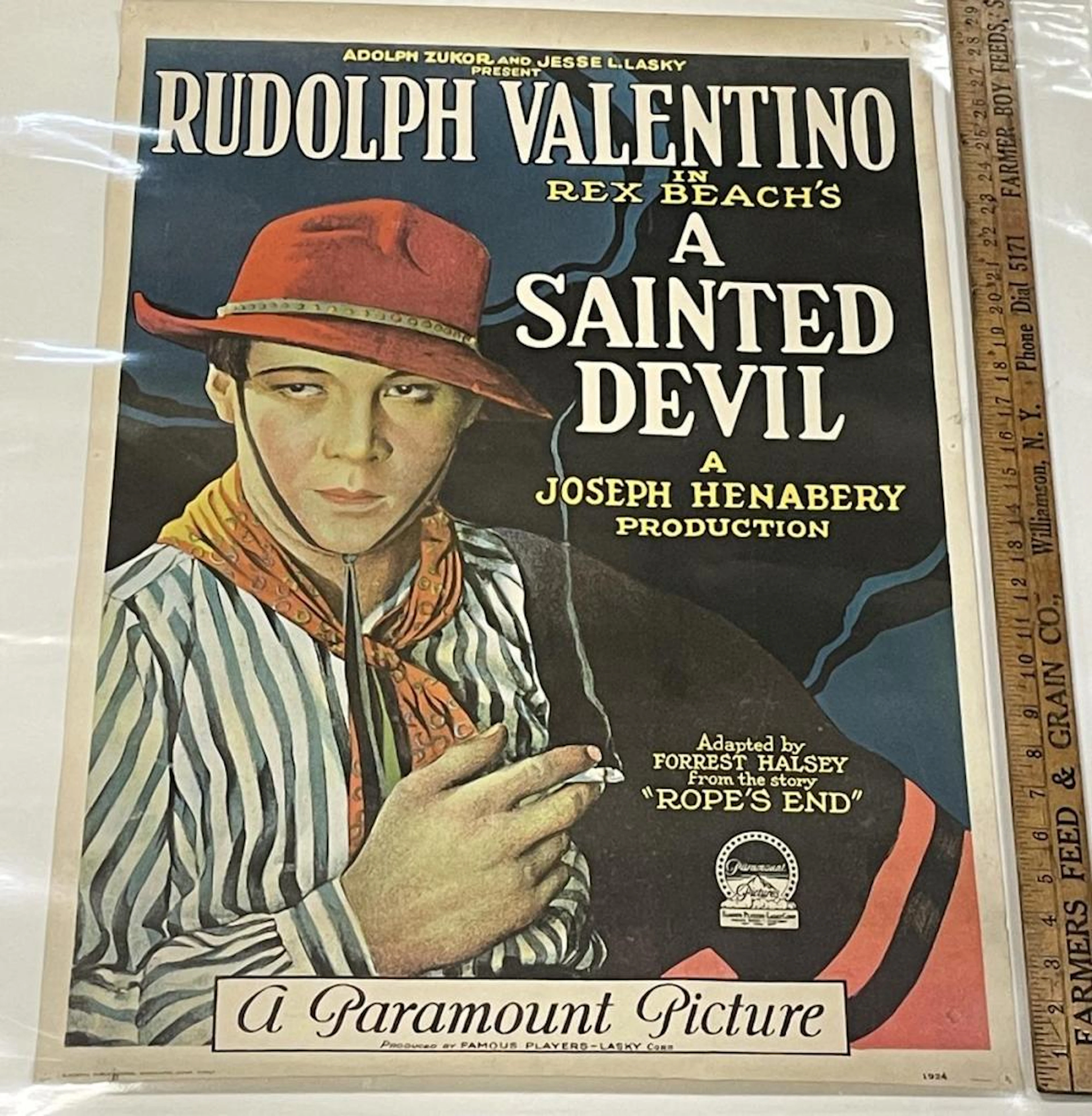 Vintage 1970's A Sainted Devil Paramount Picture Reprint...