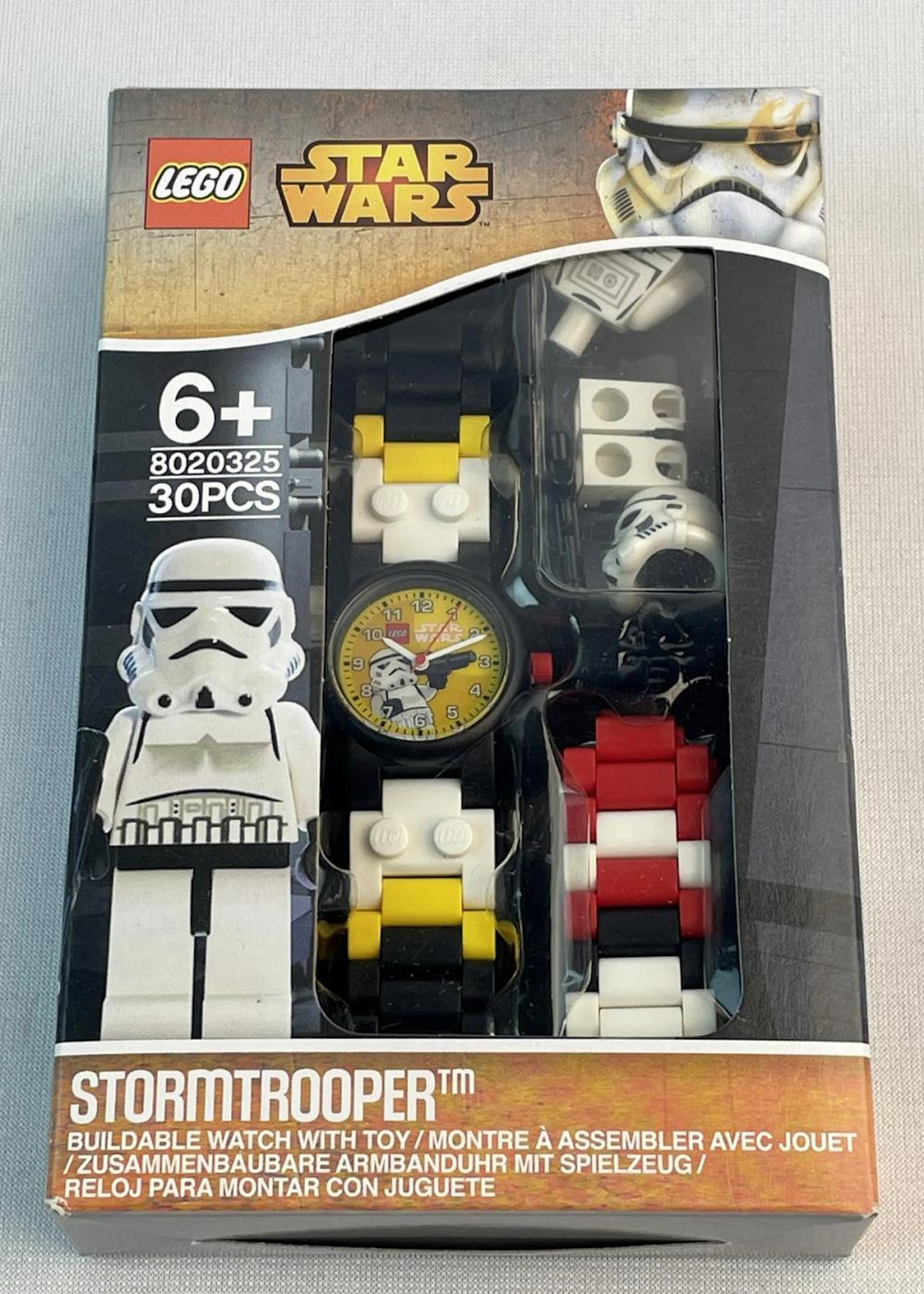 2015 LEGO 8020325 Star Wars Stormtrooper Buildable Watch w/ Toy NEW IN BOX