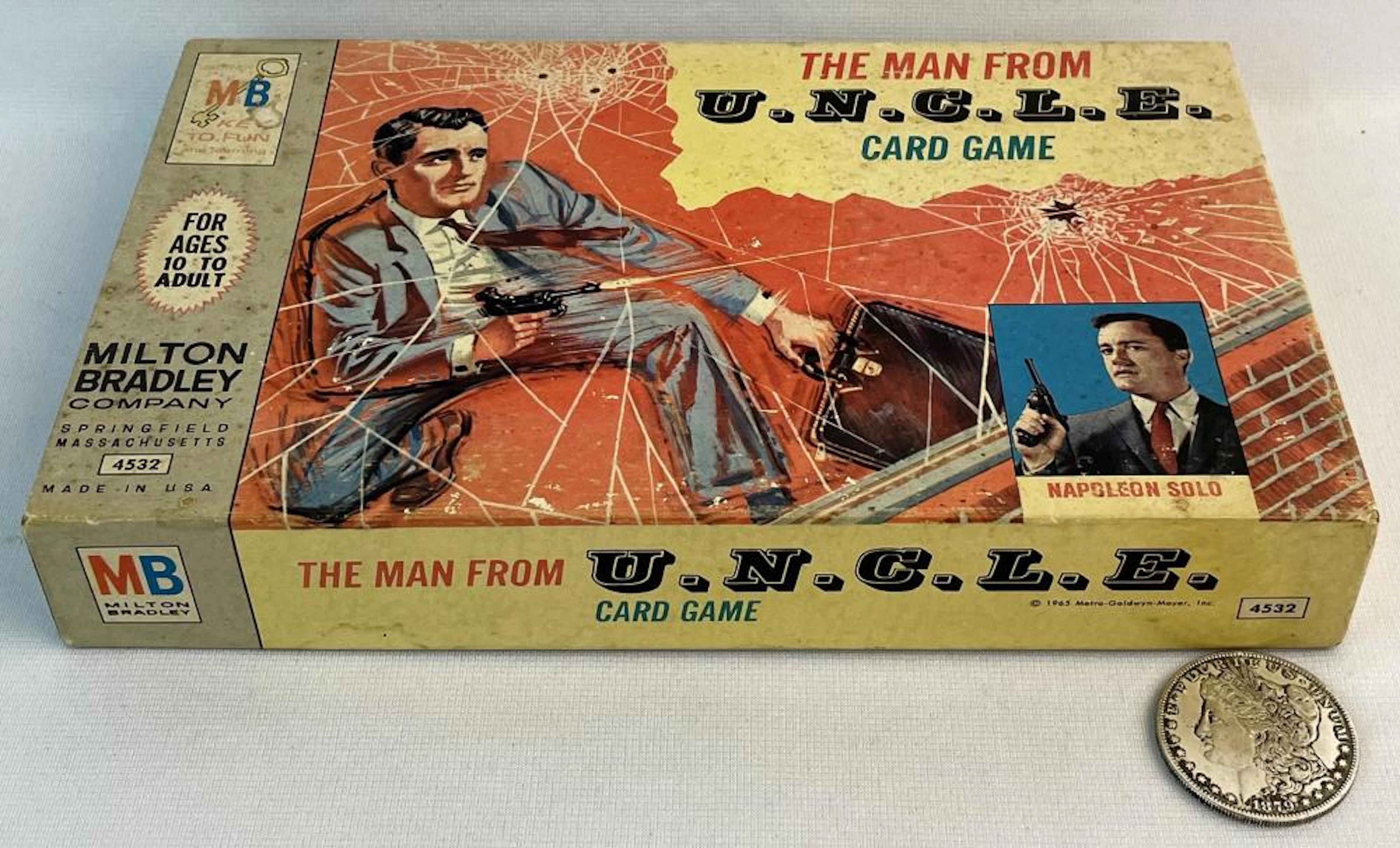 Vintage 1965 Milton Bradley The Man From U.N.C.L.E. Card Game COMPLETE