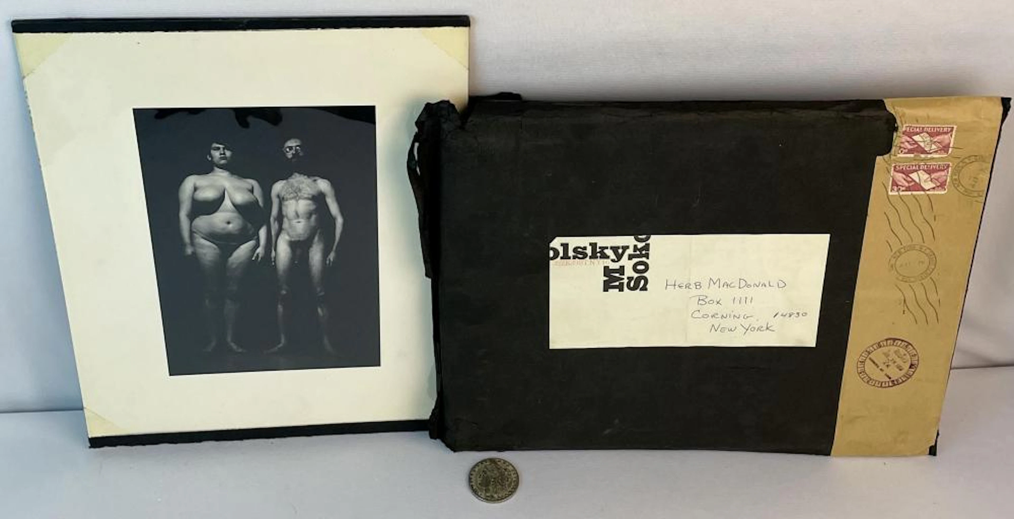 Vintage 1968 Melvin Sokolsky Black and White Photo of...