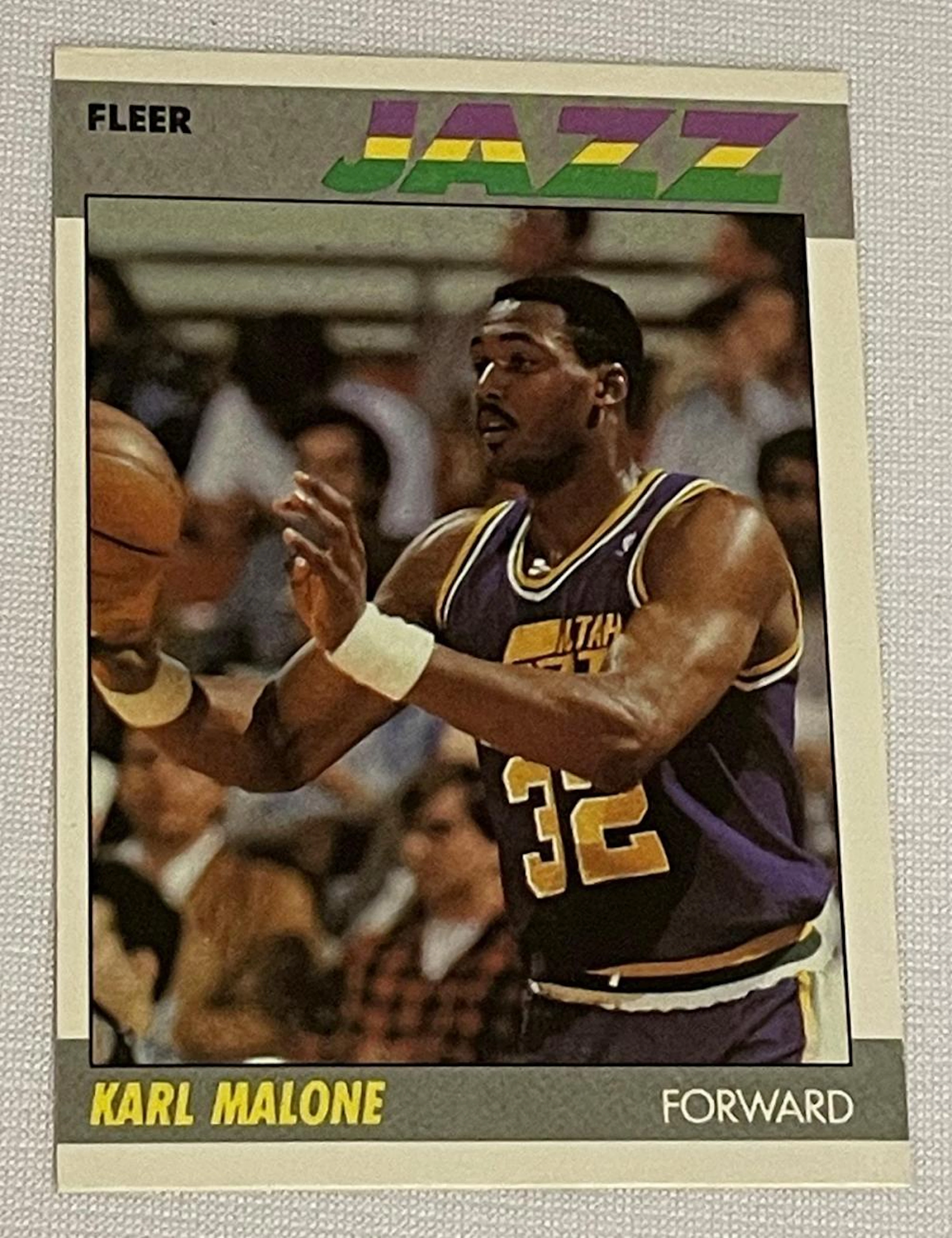1987 Fleer #68 Karl Malone Utah Jazz Basketball Card