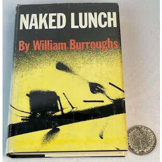 1959 Naked Lunch by William Burroughs w/ Dust Jacket FIRST EDITIO