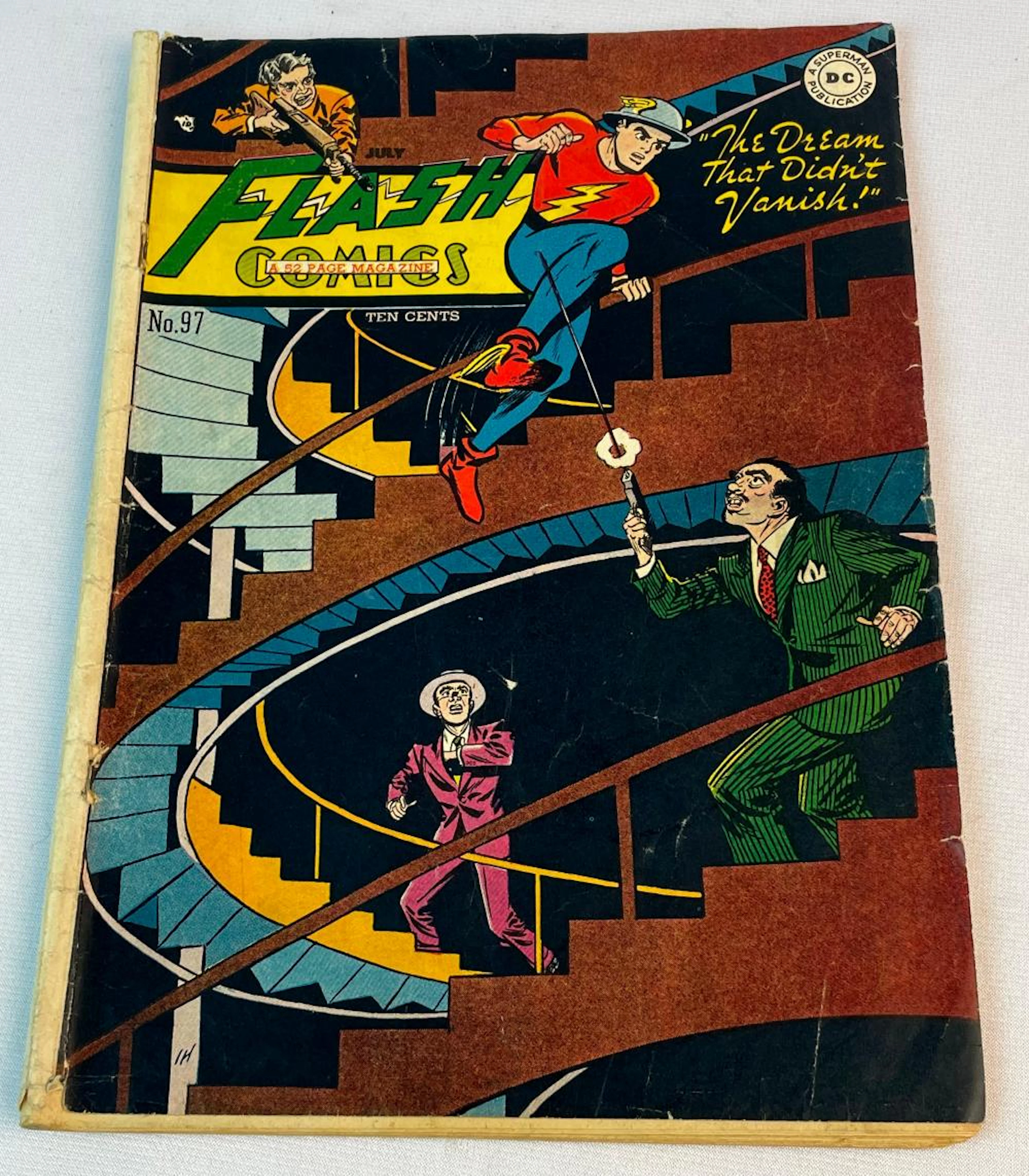 Vintage July 1948 Flash Comics No. 97 DC Publication .10 Cent Comic Book