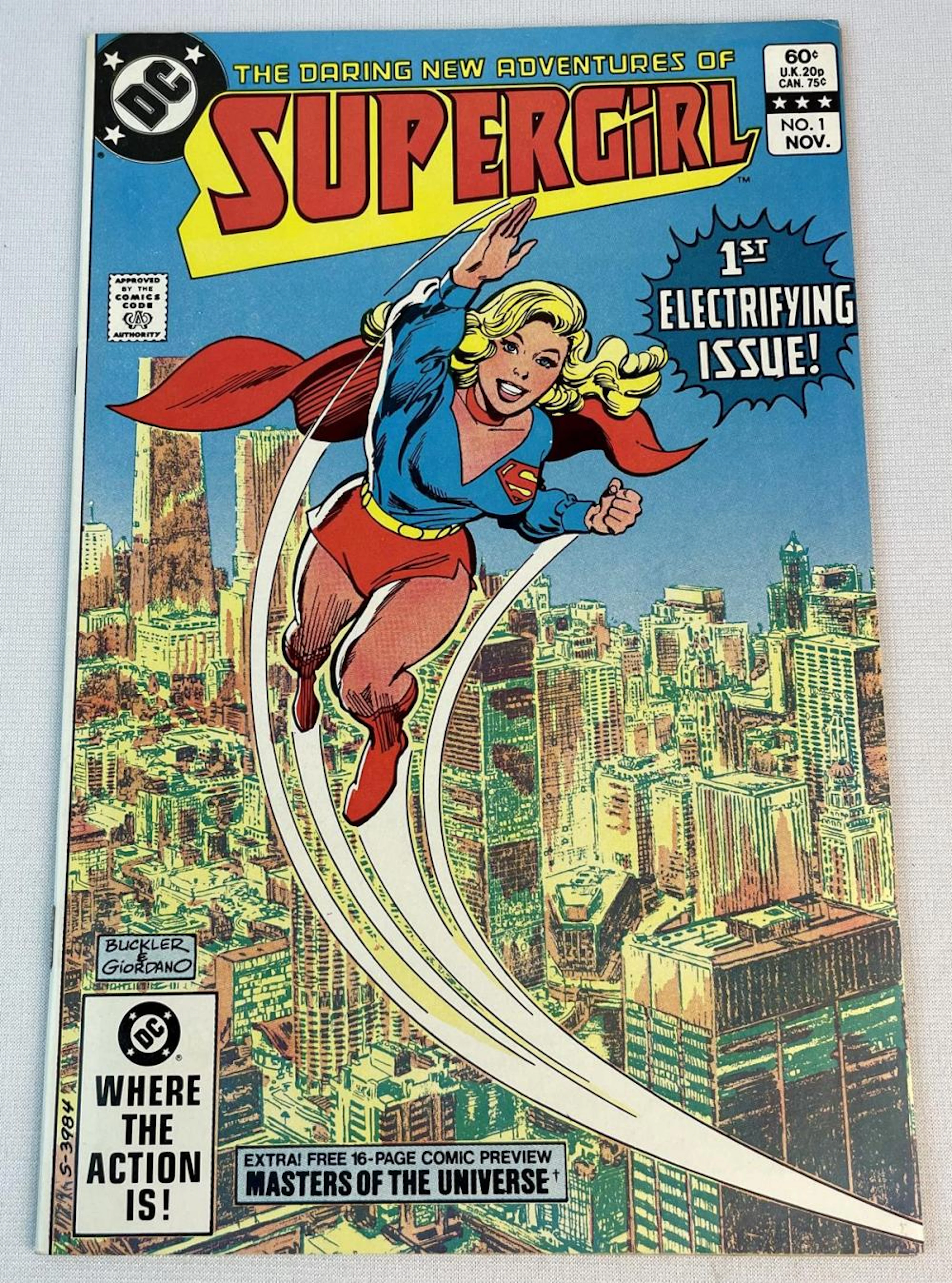 Vintage Nov. 1982 Supergirl No. 1 DC .60 Cent Comic Book