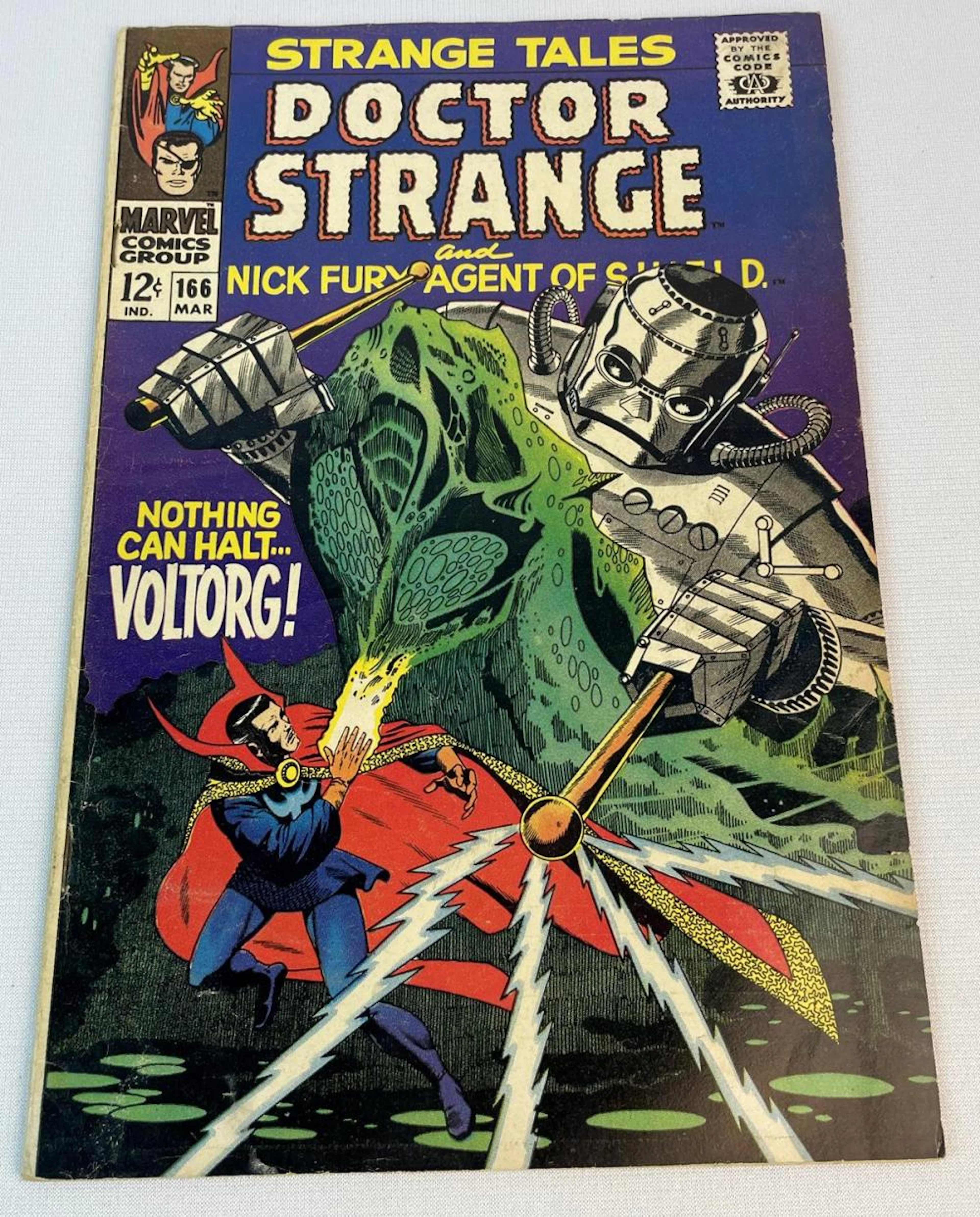 Vintage March 1968 Strange Tales Doctor Strange and Nick Fury Agent of Shield No