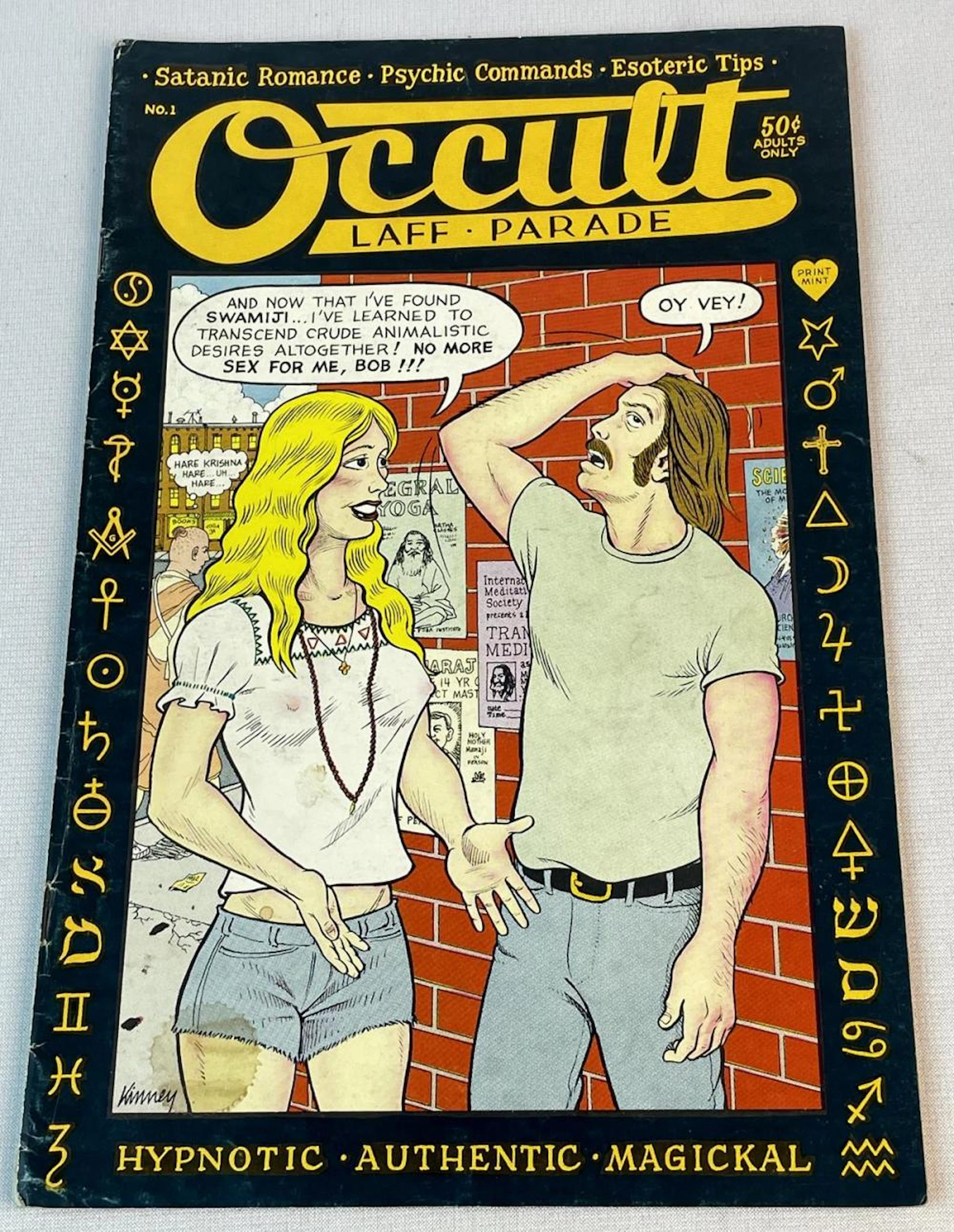 Vintage 1973 Occult Laff Parade No. 1 Print Mint .50 Cent Adult Comic Book