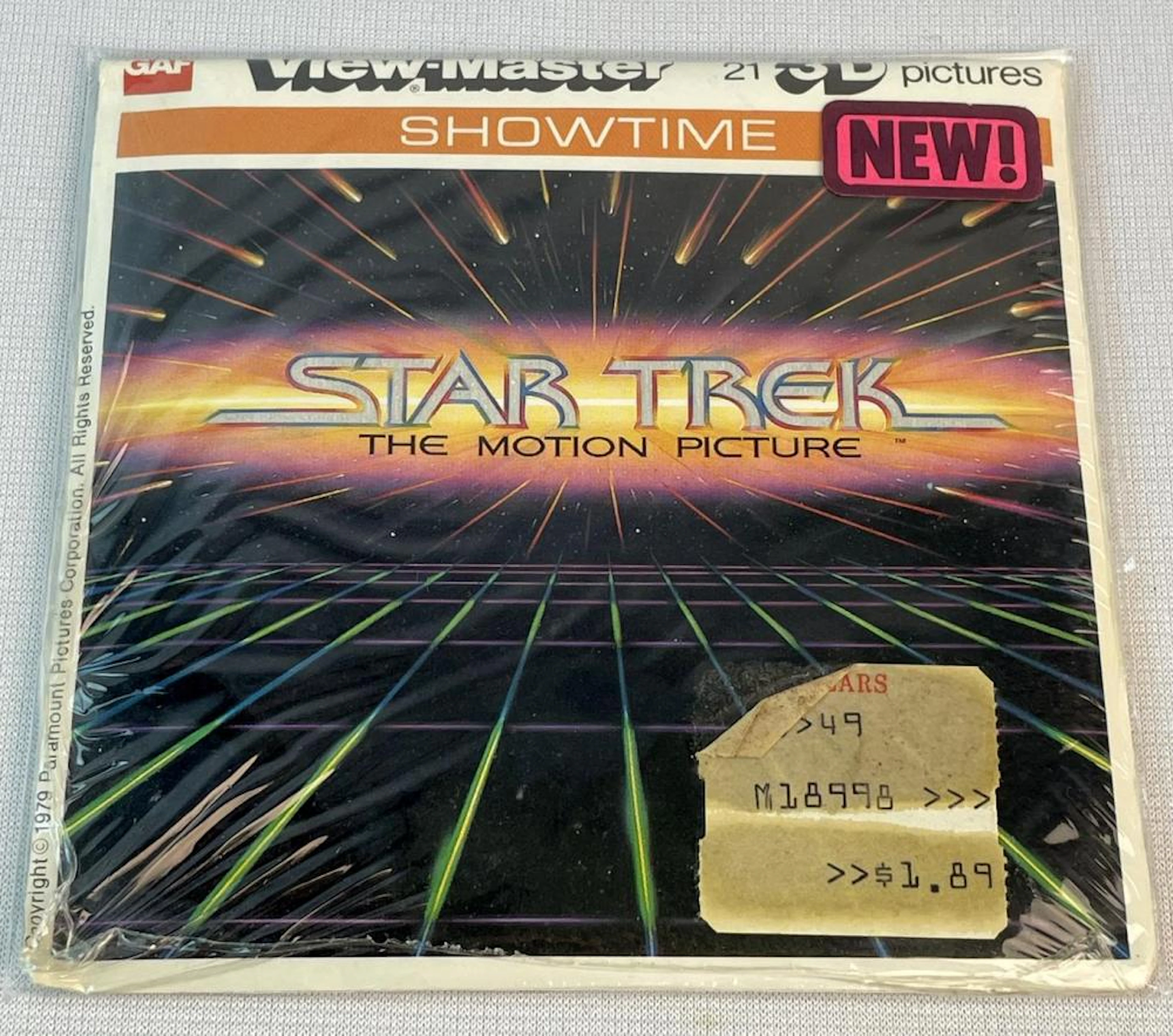 Vintage 1979 GAF Star Trek The Motion Picture 3 View-Master Reel Packet SEALED