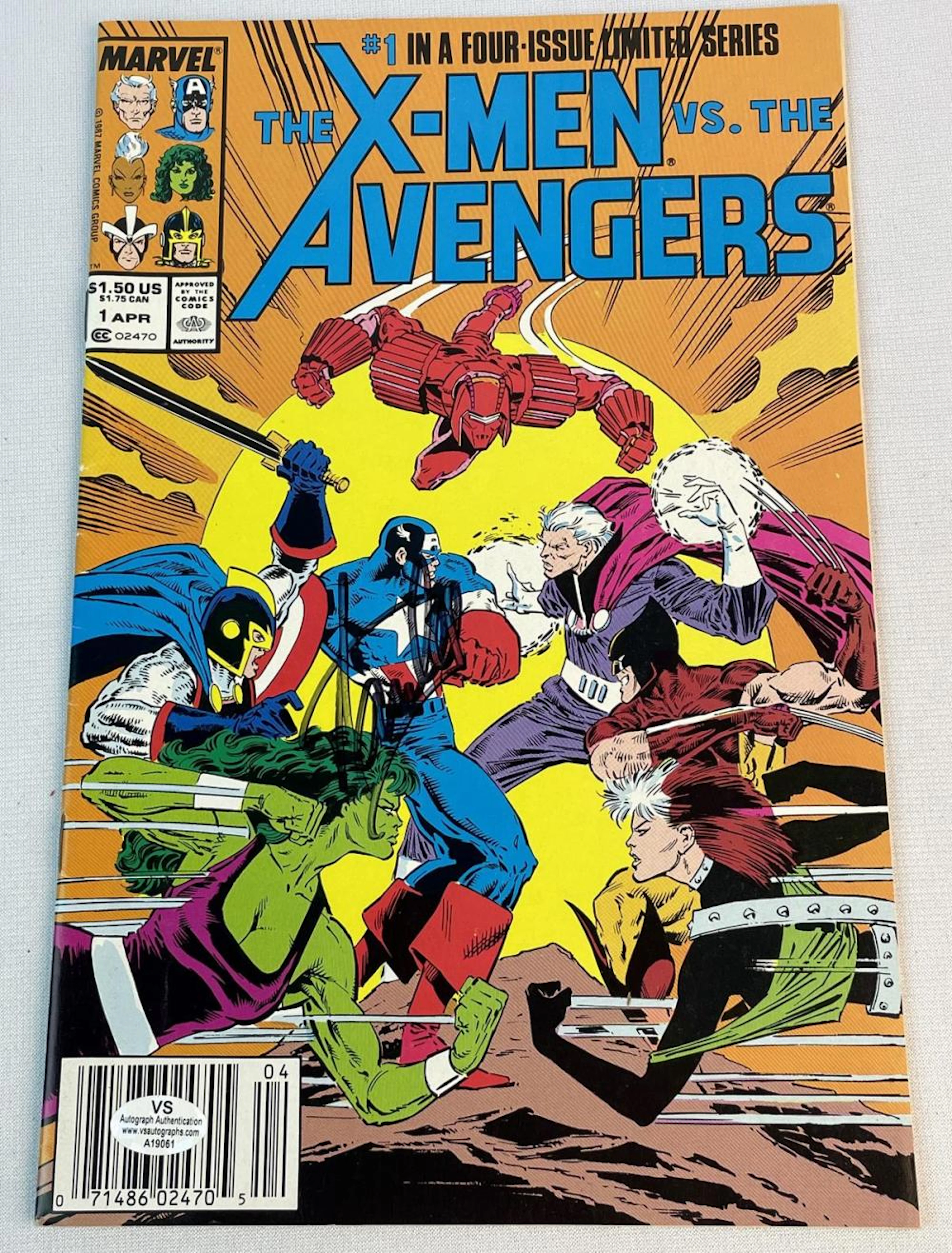 Vintage April 1987 X-Men vs