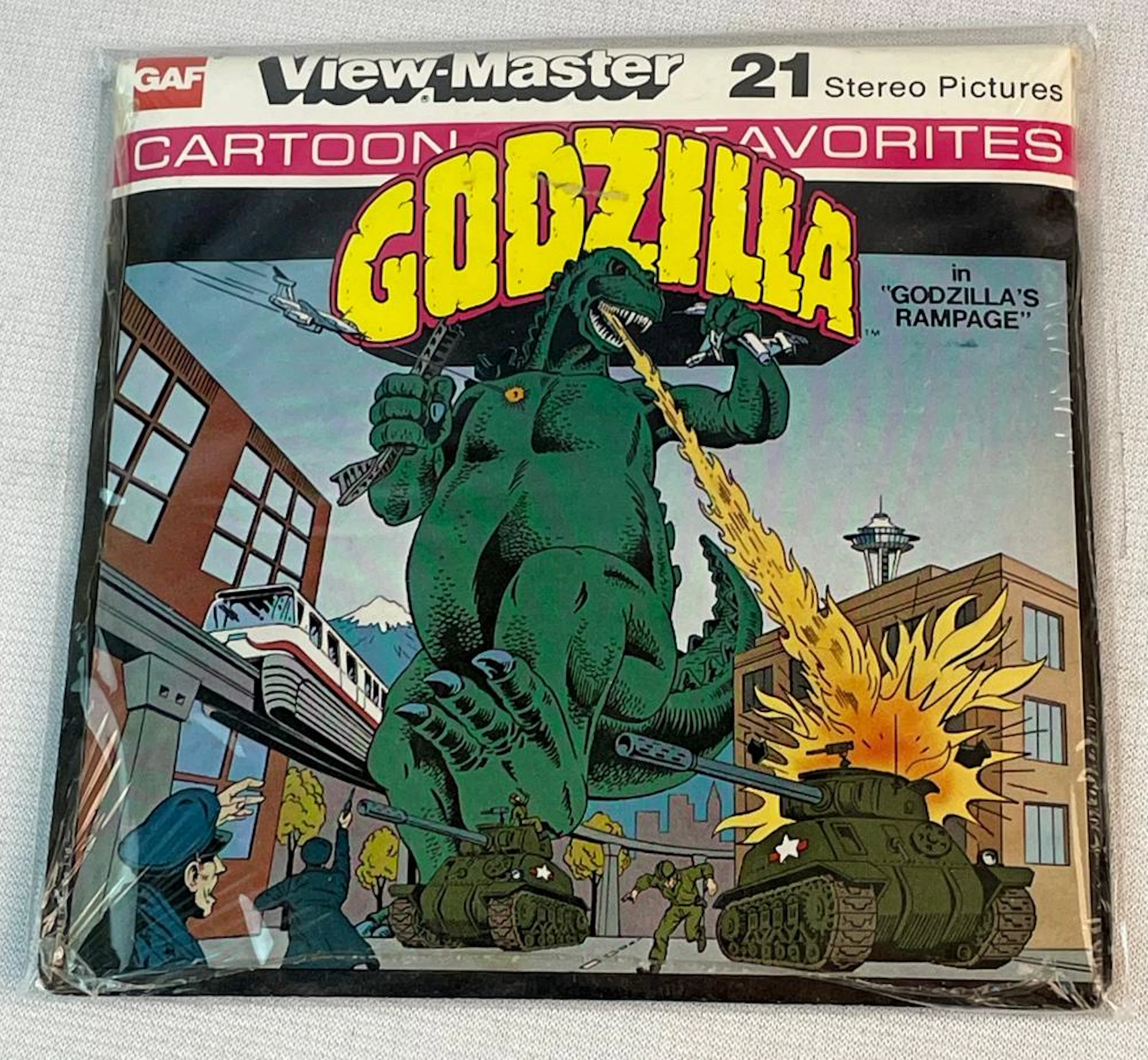 Vintage 1978 GAF Godzilla in "Godzilla's Rampage" 3...
