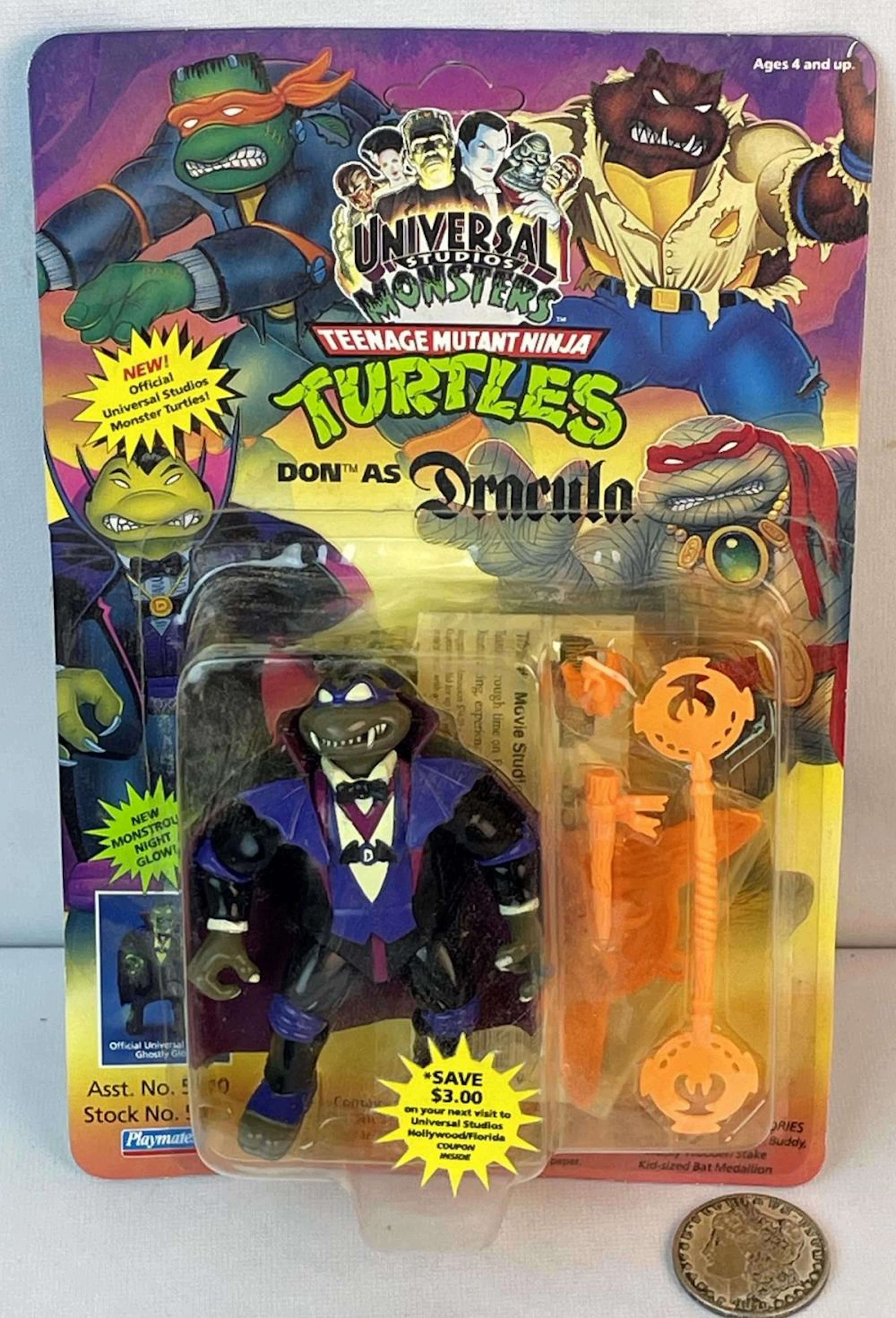 Vintage 1993 Playmates Universal Monsters Teenage Mutant...