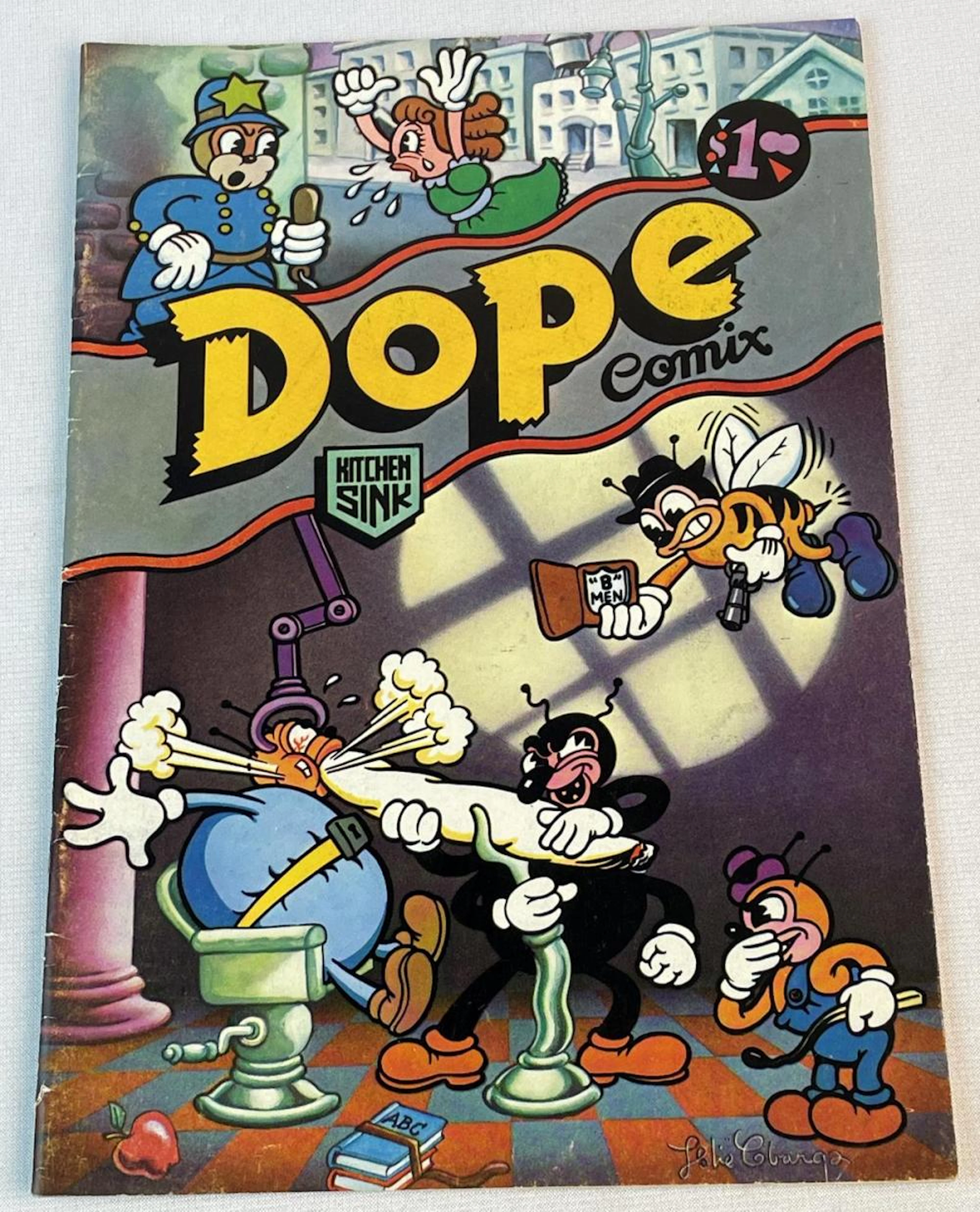 Vintage Feb. 1978 Dope Comix No. 1 Kitchen Sink $1.00 Adult Comic Book