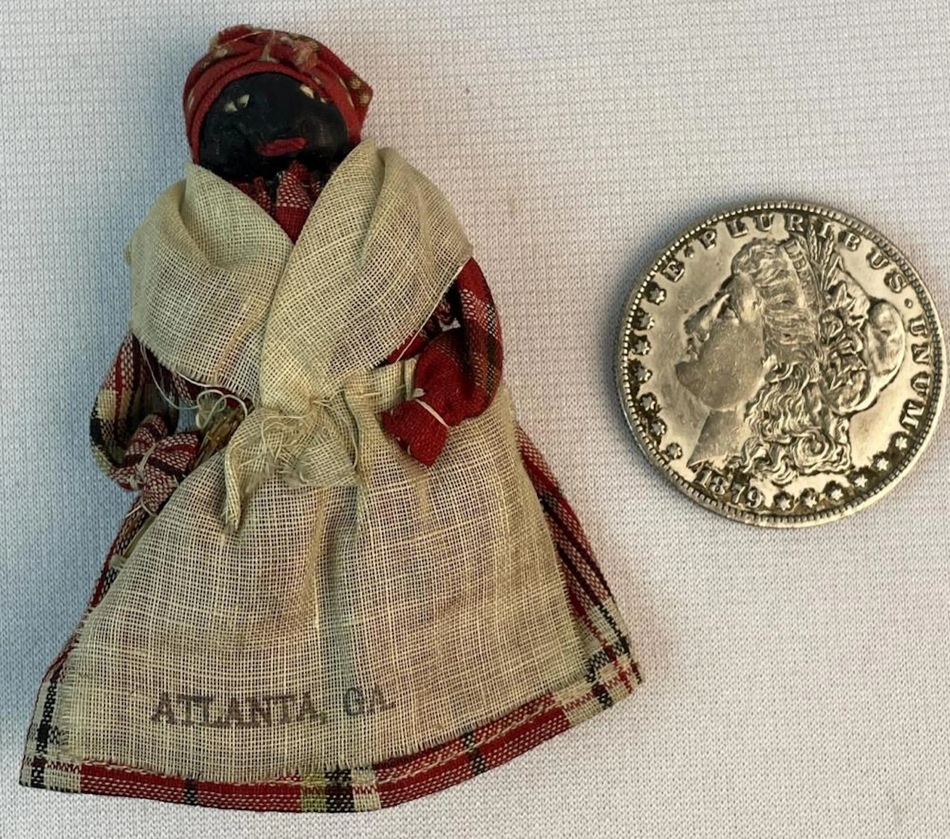Vintage c. 1930 Mammy Black Americana Souvenir Doll Atlanta, GA