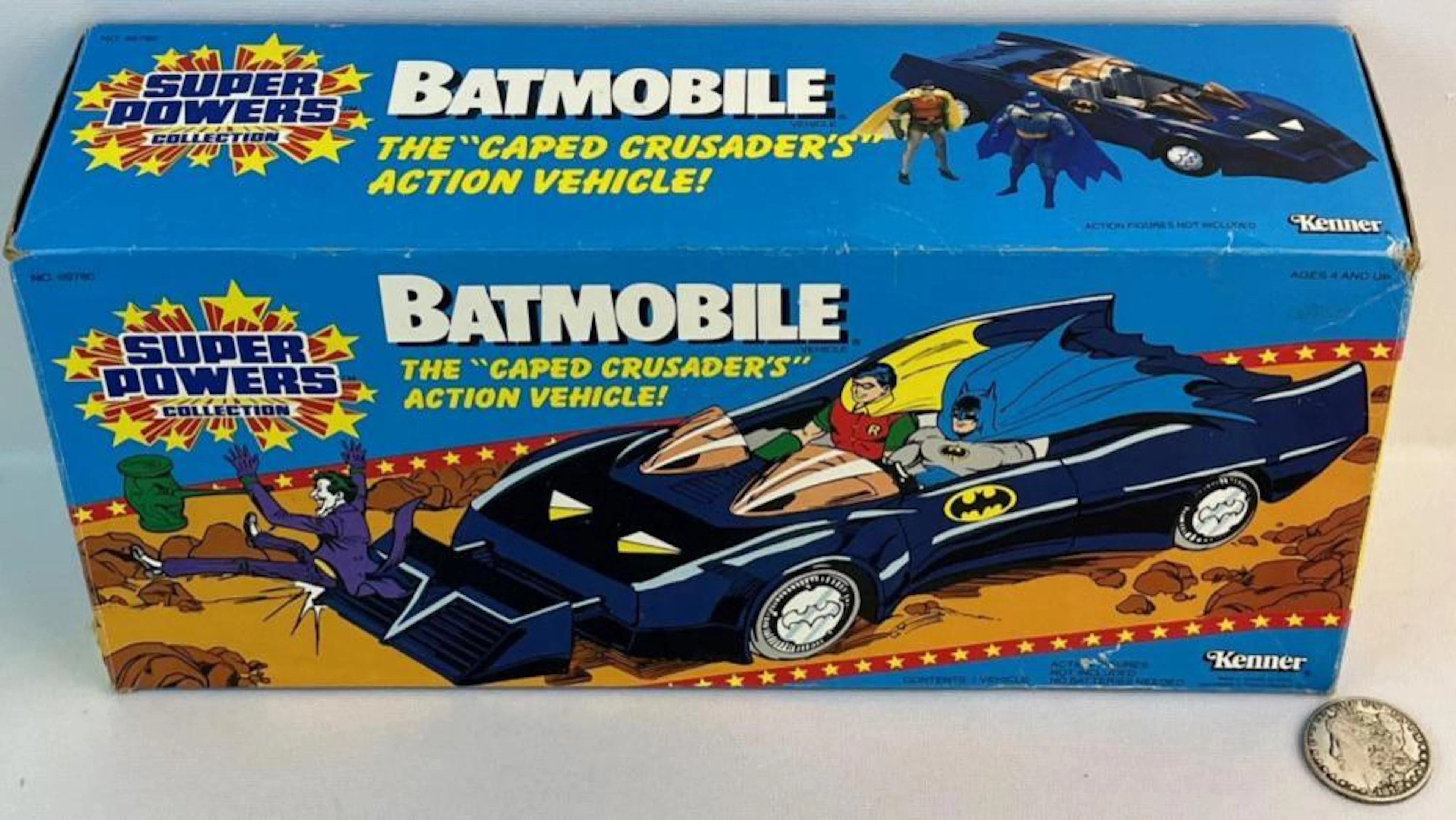 Vintage 1984 Kenner Super Powers Batmobile "The Caped...