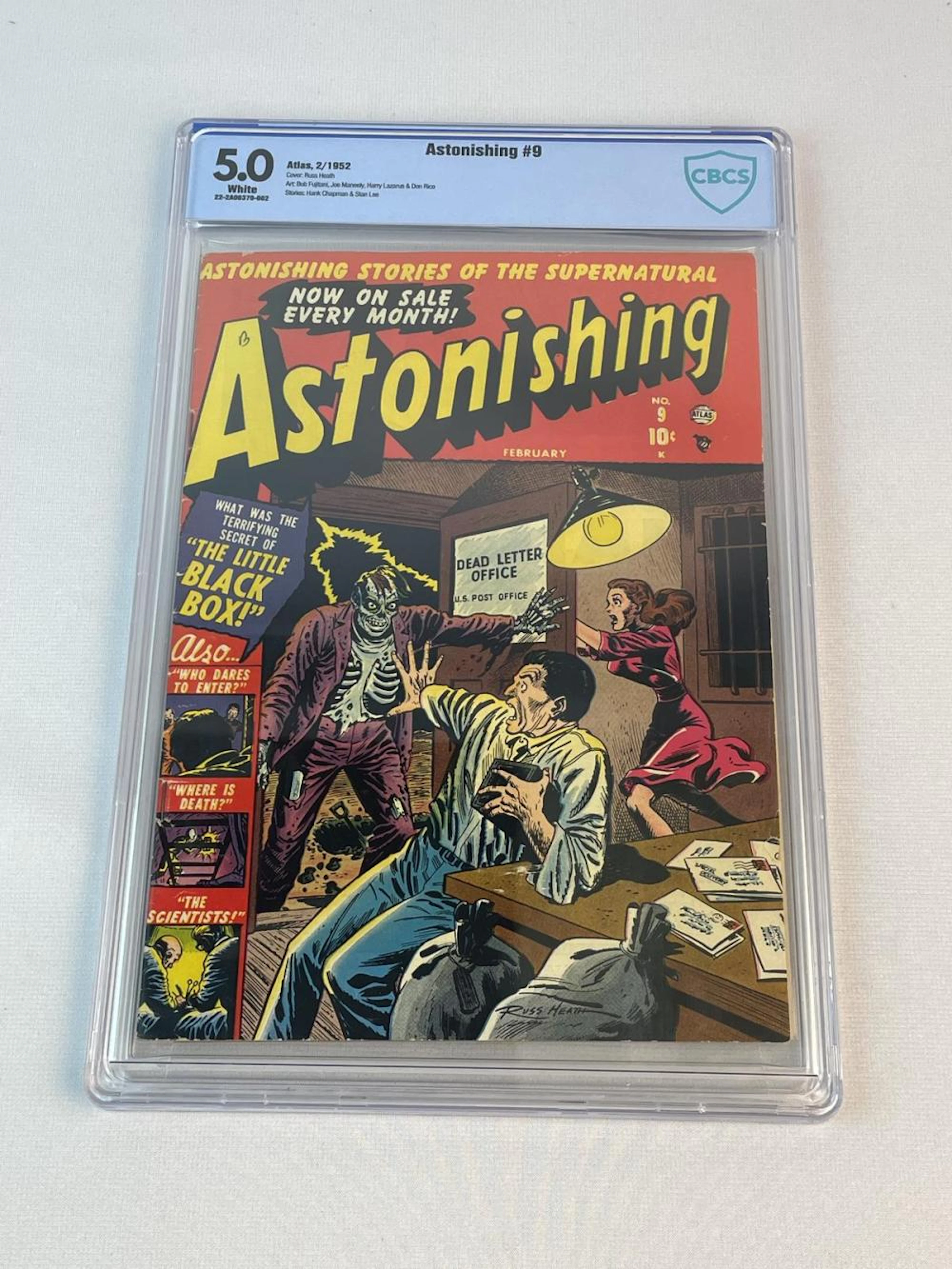Vintage Jan. 1952 Astonishing No. 9 Marvel / Atlas .10 Cent Comic Book GRADED