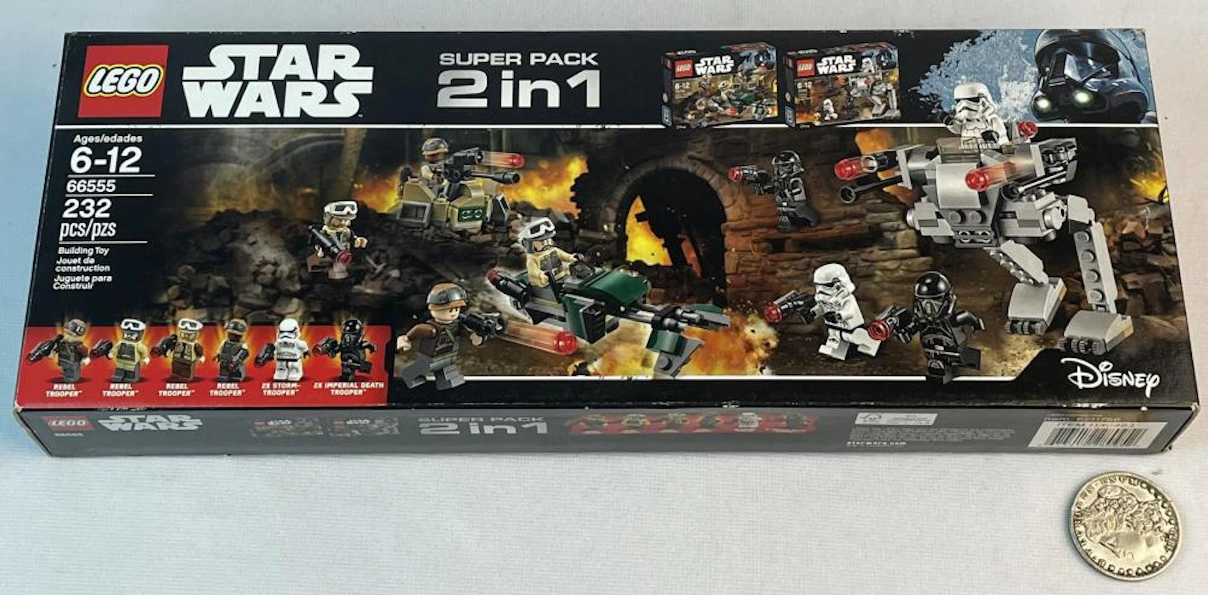 2017 LEGO Star Wars 66555 Super Pack 2 in 1 SEALED