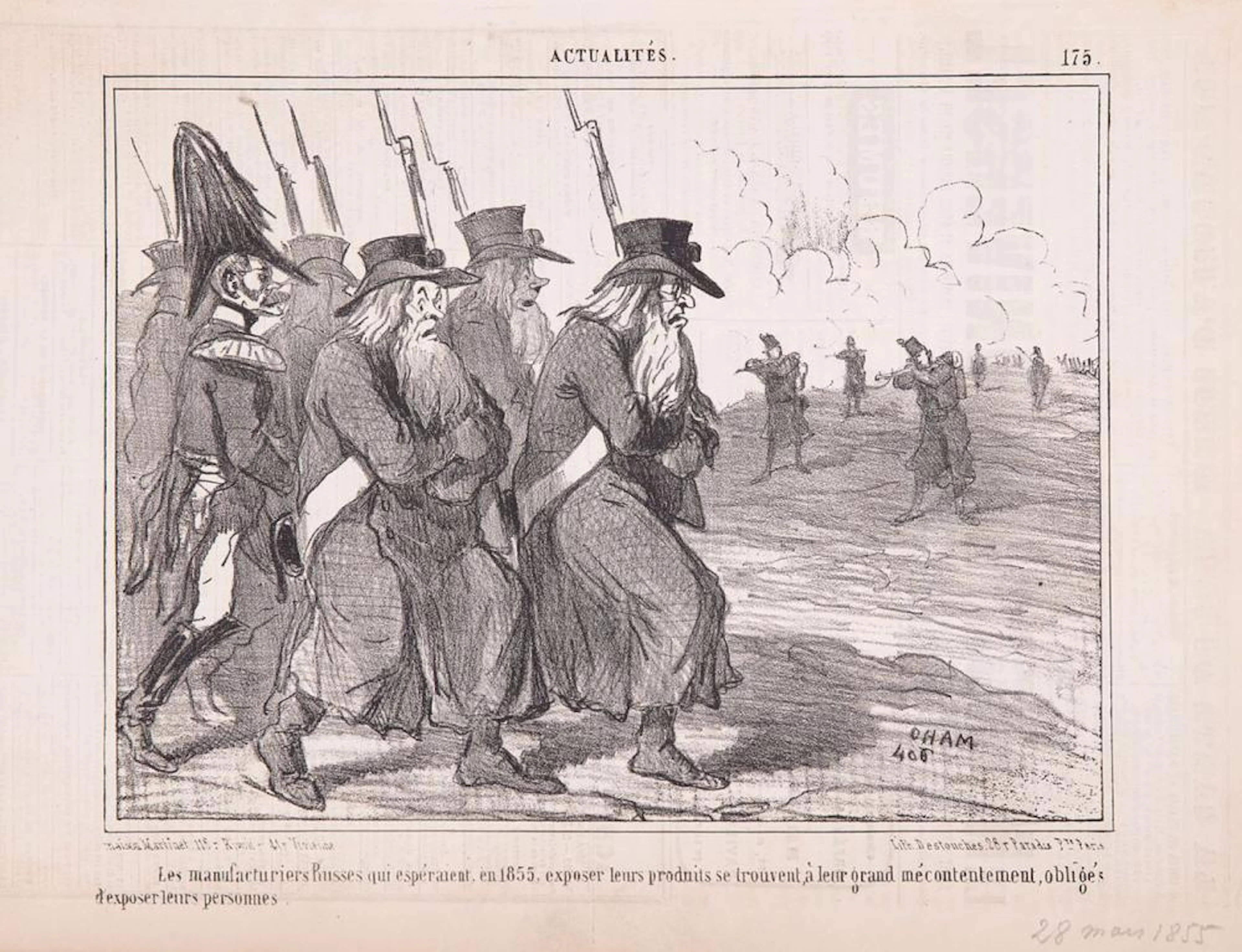 Amédée de NOÉ pseudonyme de CHAM, Édouard de BEAUMONT,