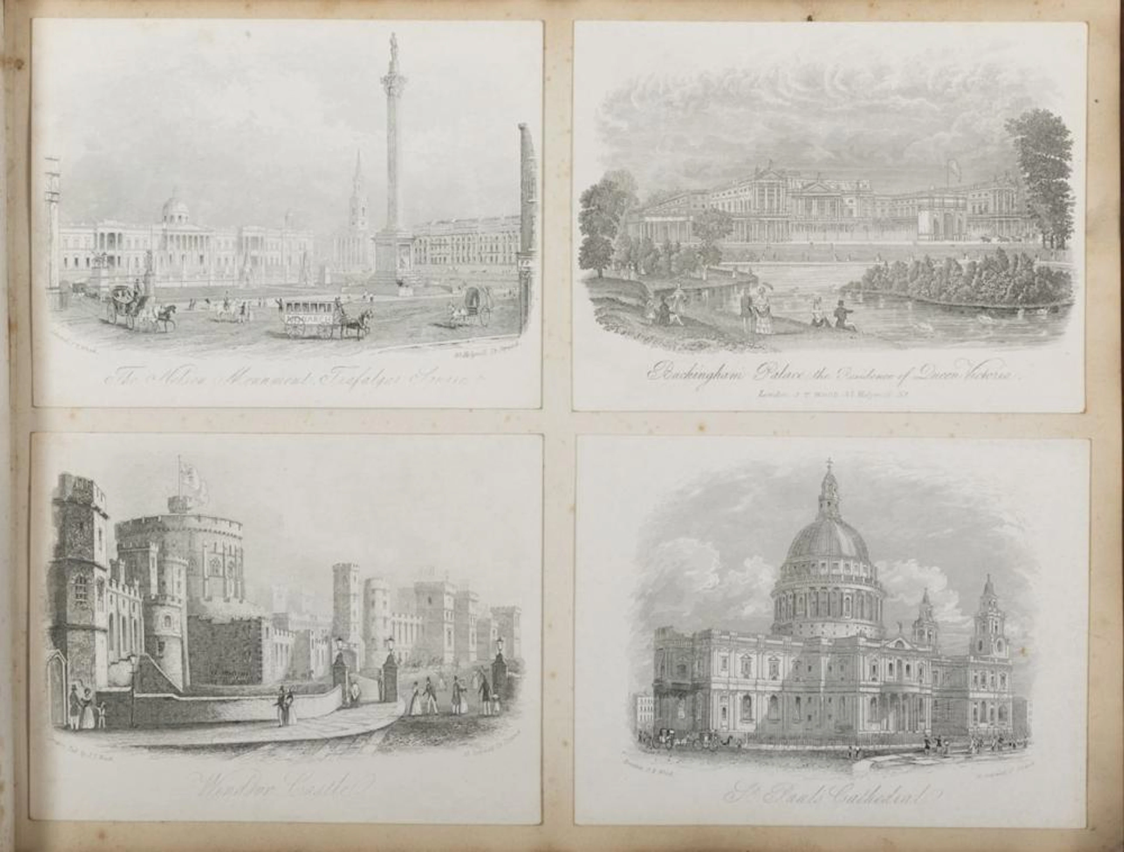 ALLEMAGNE, ROYAUME-UNI... Recueil factice de gravures e