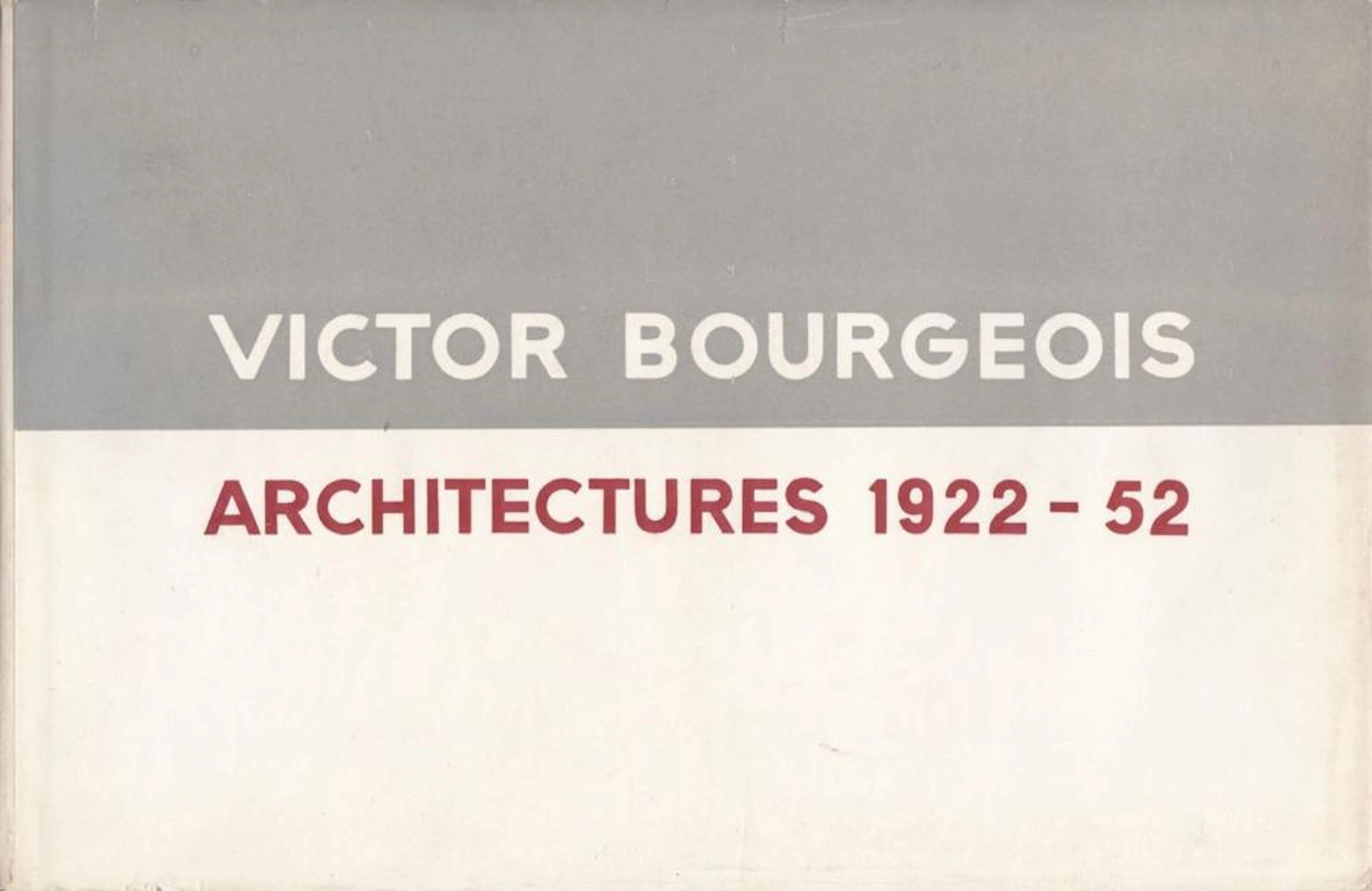 Victor BOURGEOIS & Henry van de VELDE. Lot de 16 monogr